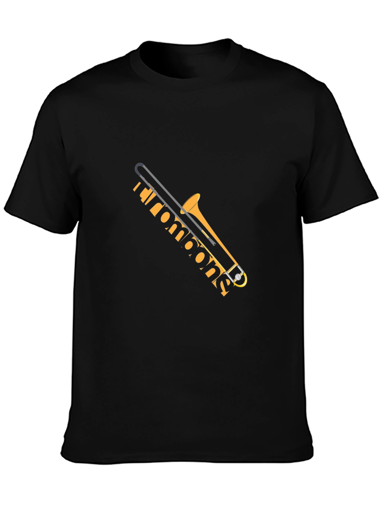 Trombone Graphic Tee - Music Lover Shirt