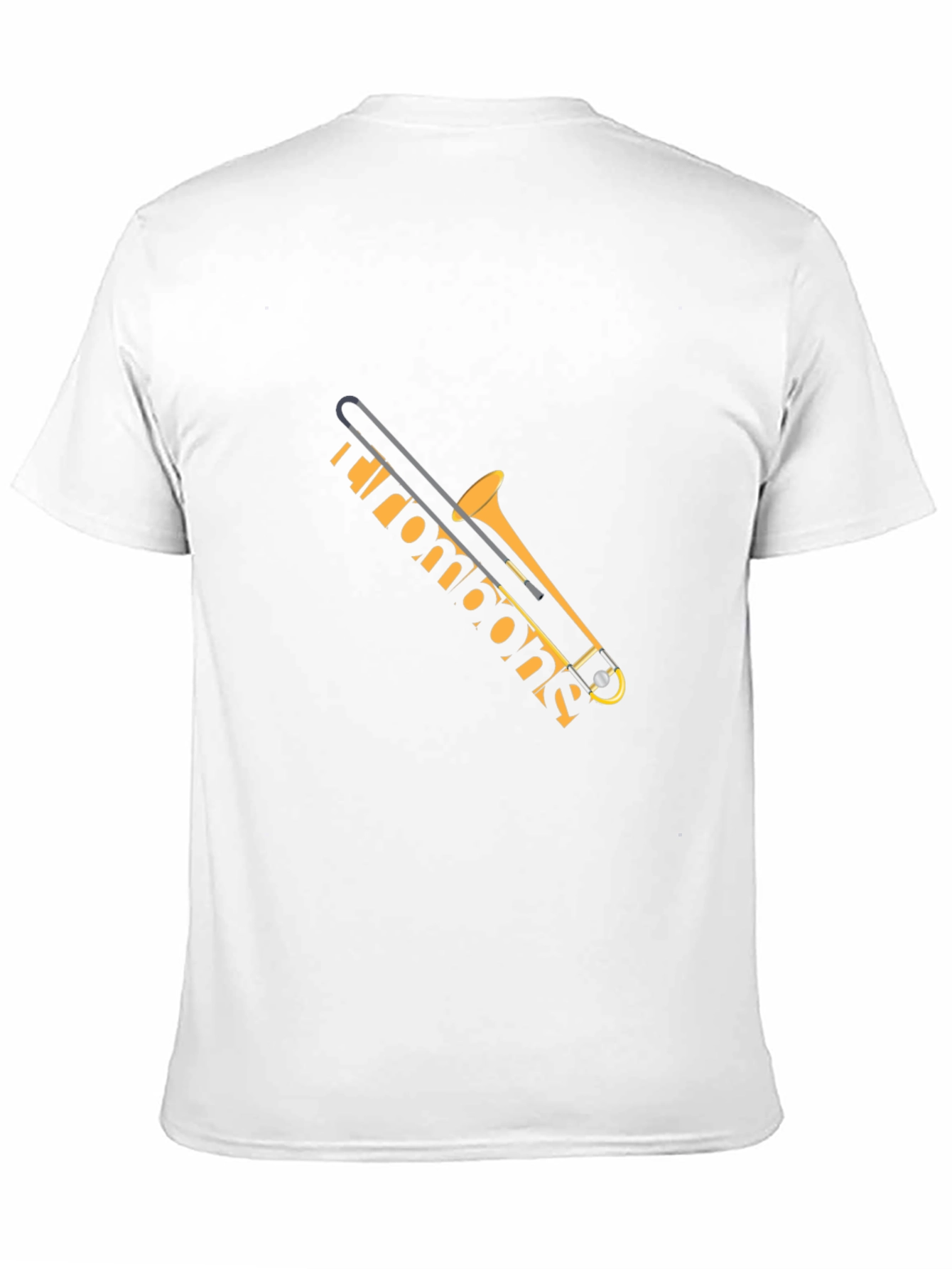 Trombone Graphic Tee - Music Lover Shirt