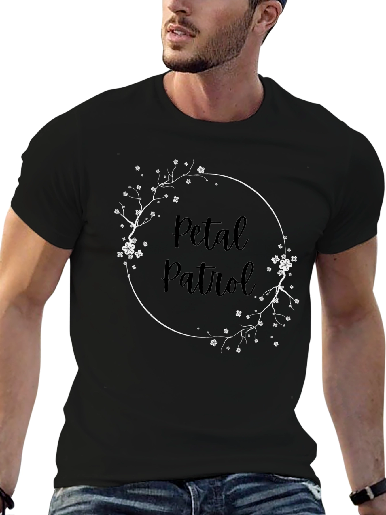 Petal Patrol Graphic Crewneck T-Shirt