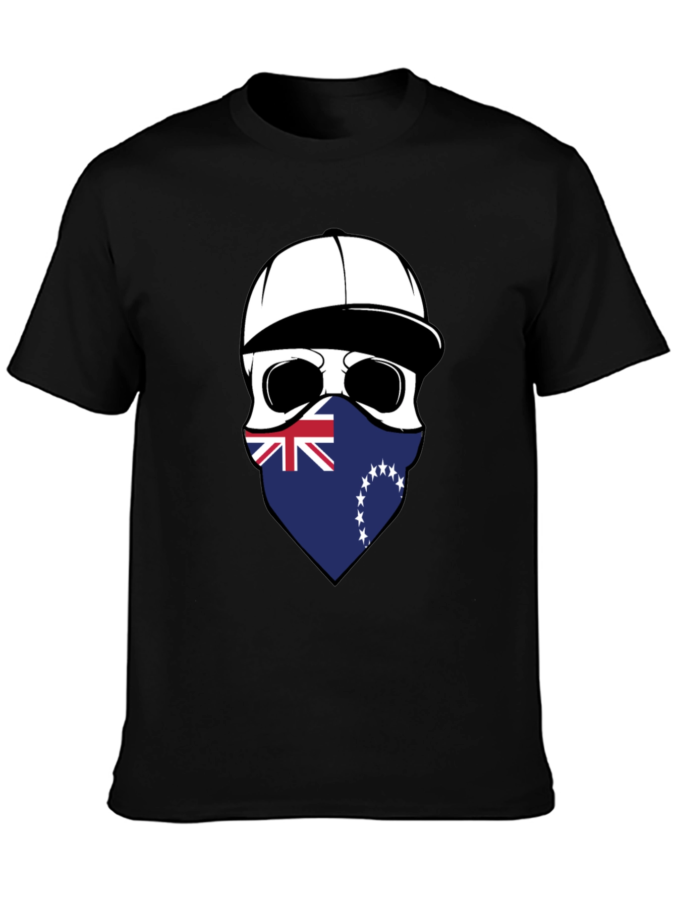 Cook Islands Skull Graphic T-Shirt