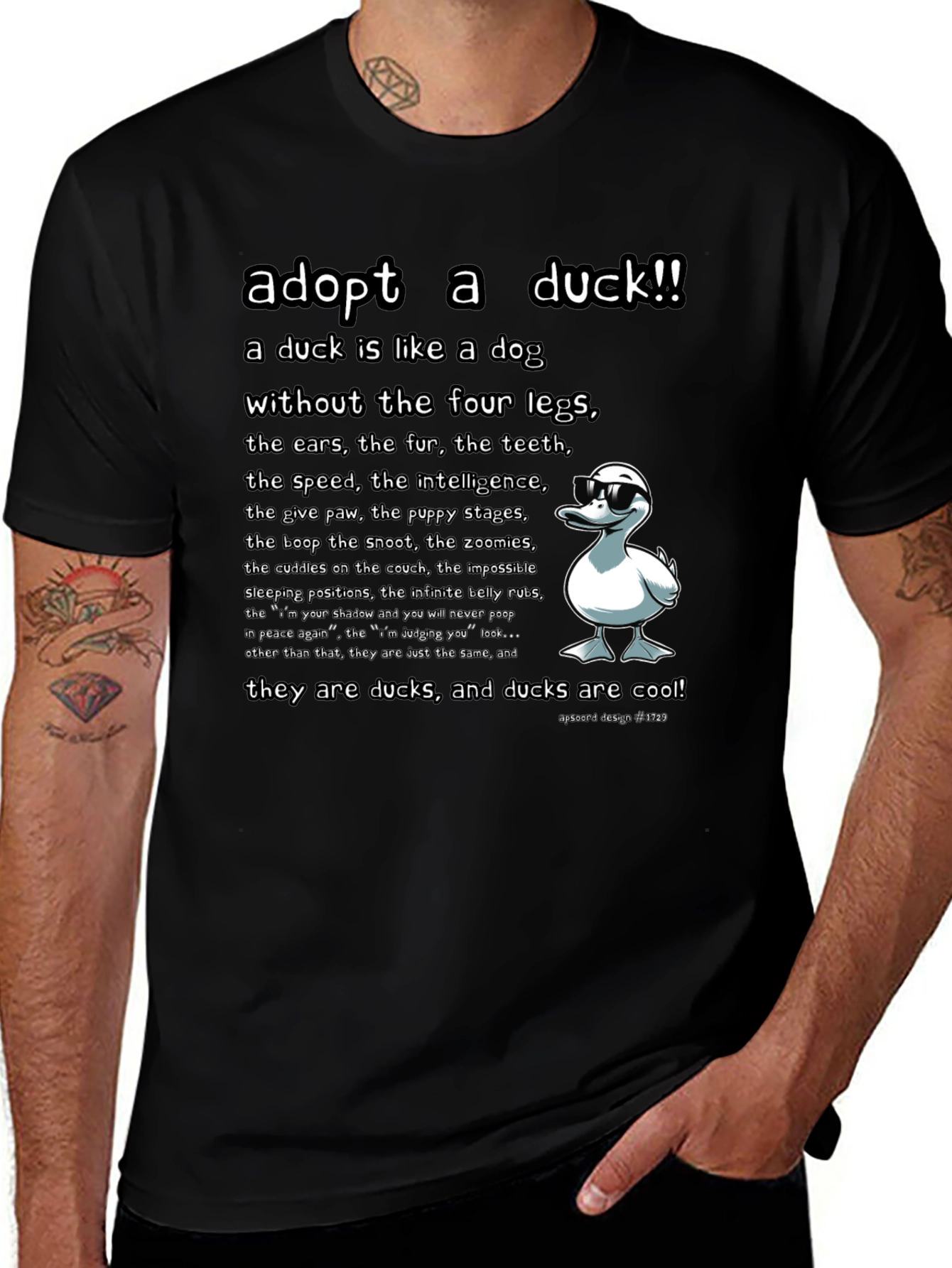 Adopt a Duck Graphic T-Shirt