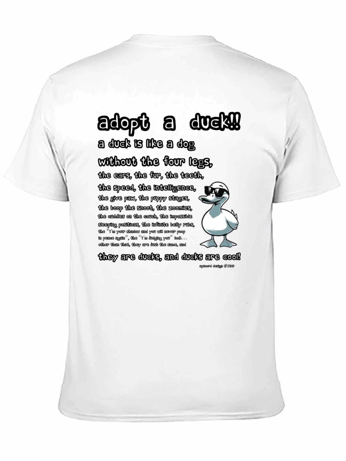 Adopt a Duck Graphic T-Shirt