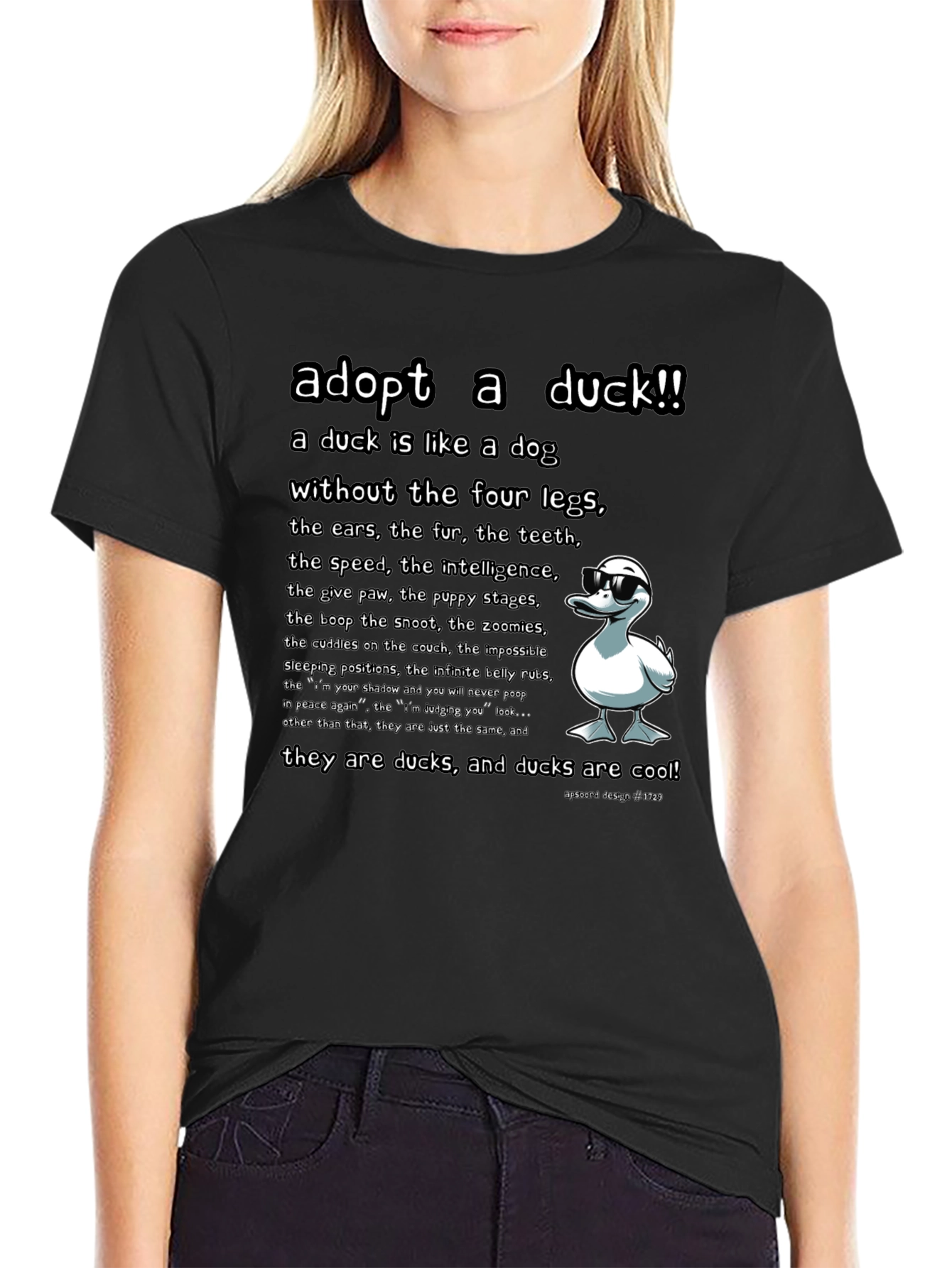 Adopt a Duck Graphic T-Shirt