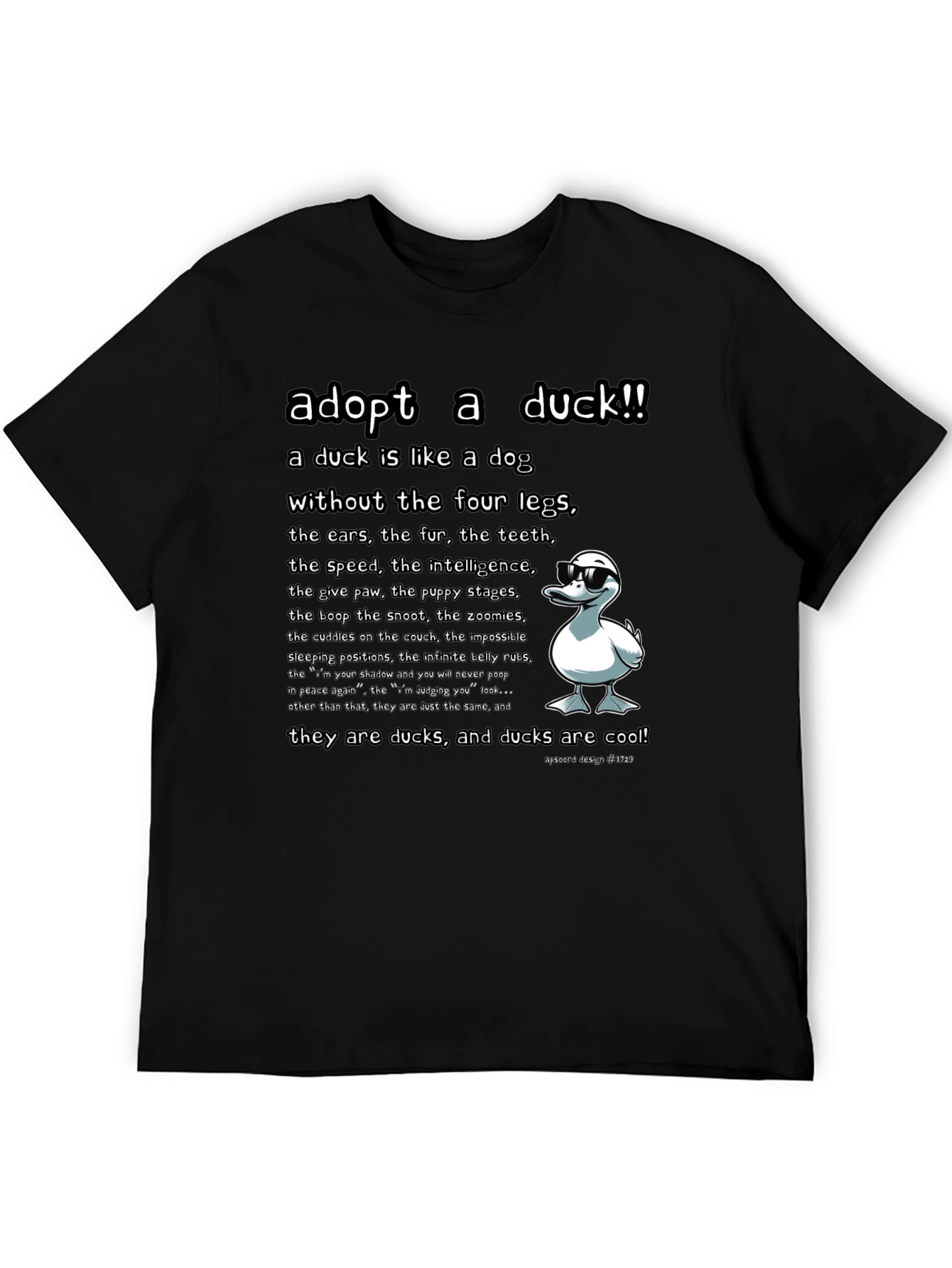 Adopt a Duck Graphic T-Shirt