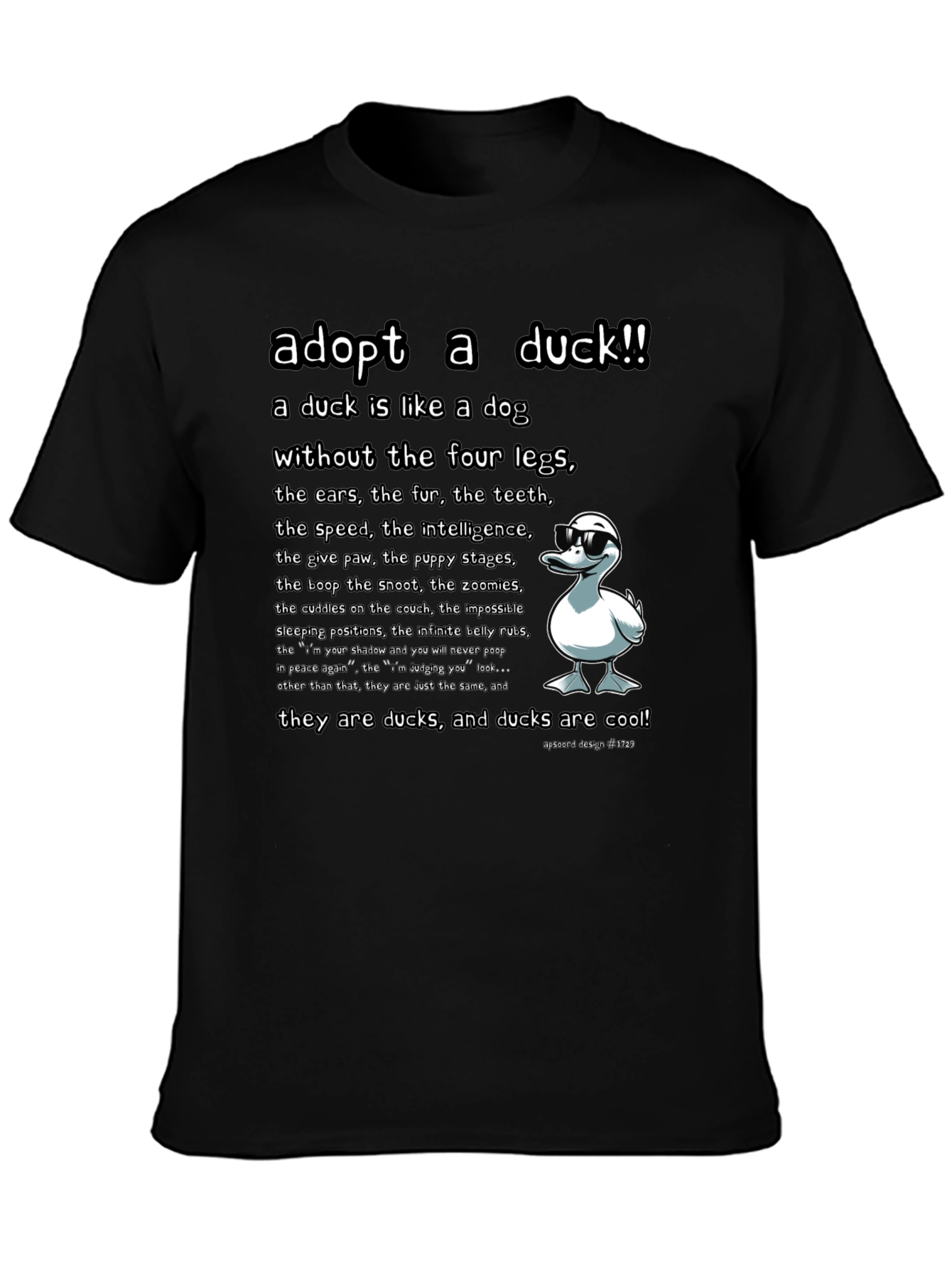 Adopt a Duck Graphic T-Shirt