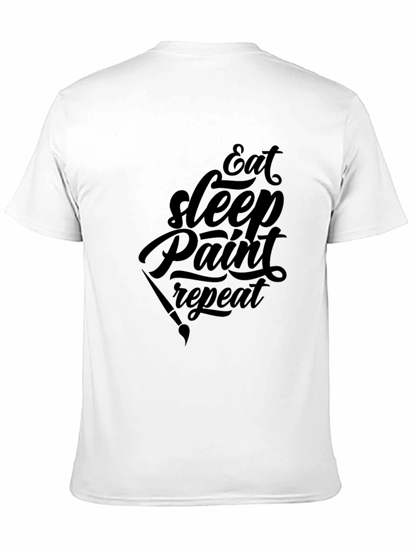 Eat Sleep Paint Repeat T-Shirt - Artist Graphic Tee