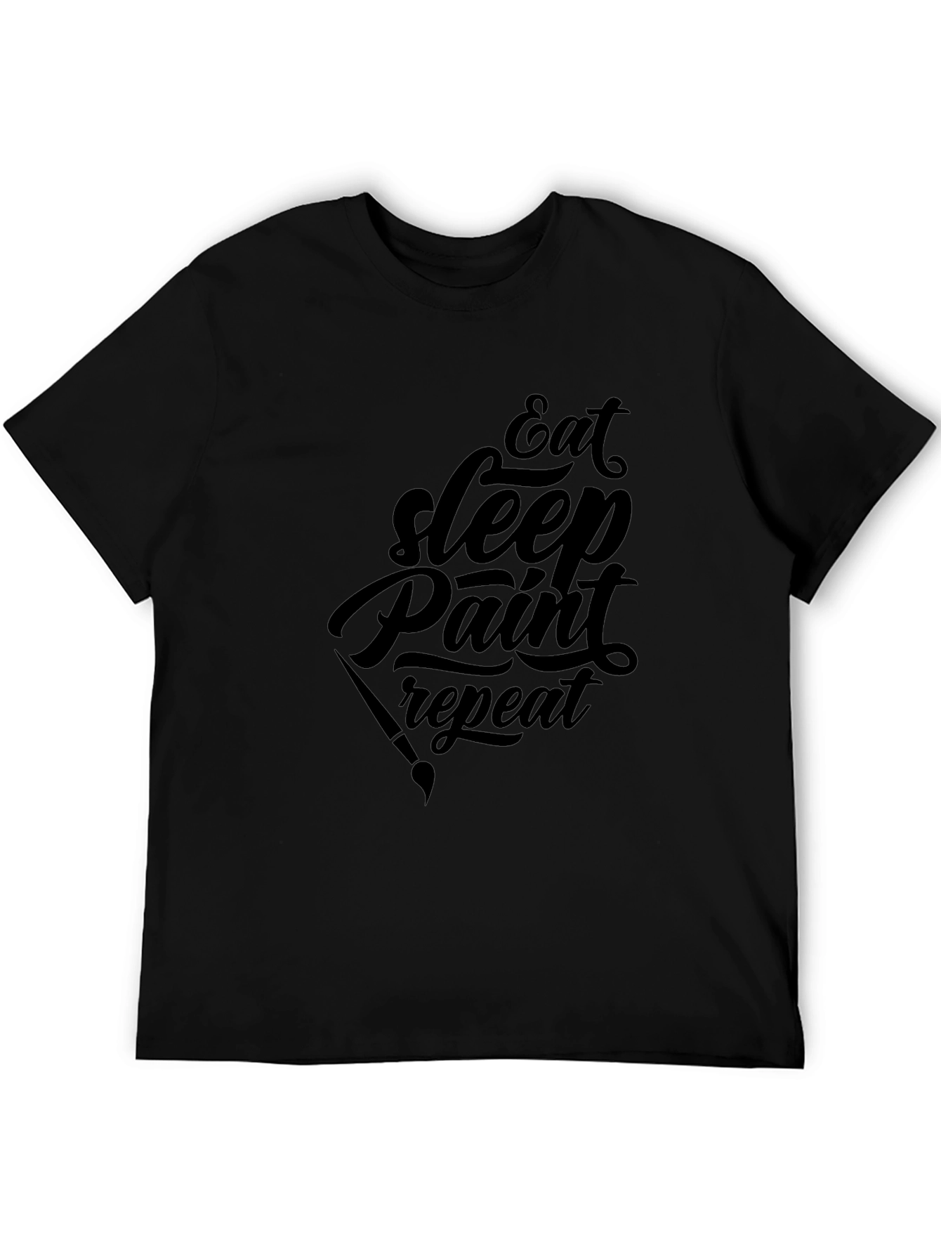 Eat Sleep Paint Repeat T-Shirt - Artist Graphic Tee