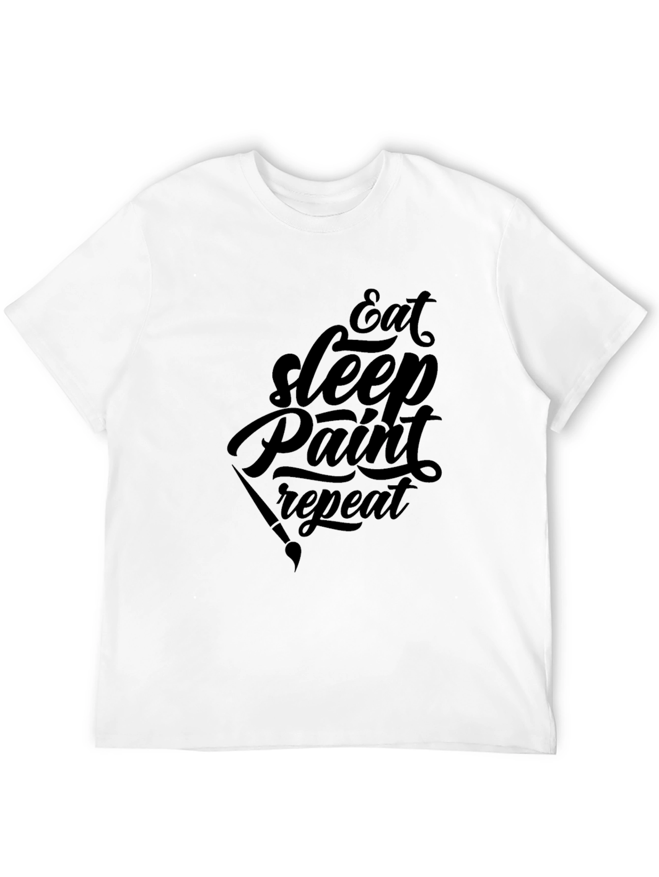 Eat Sleep Paint Repeat T-Shirt - Artist Graphic Tee