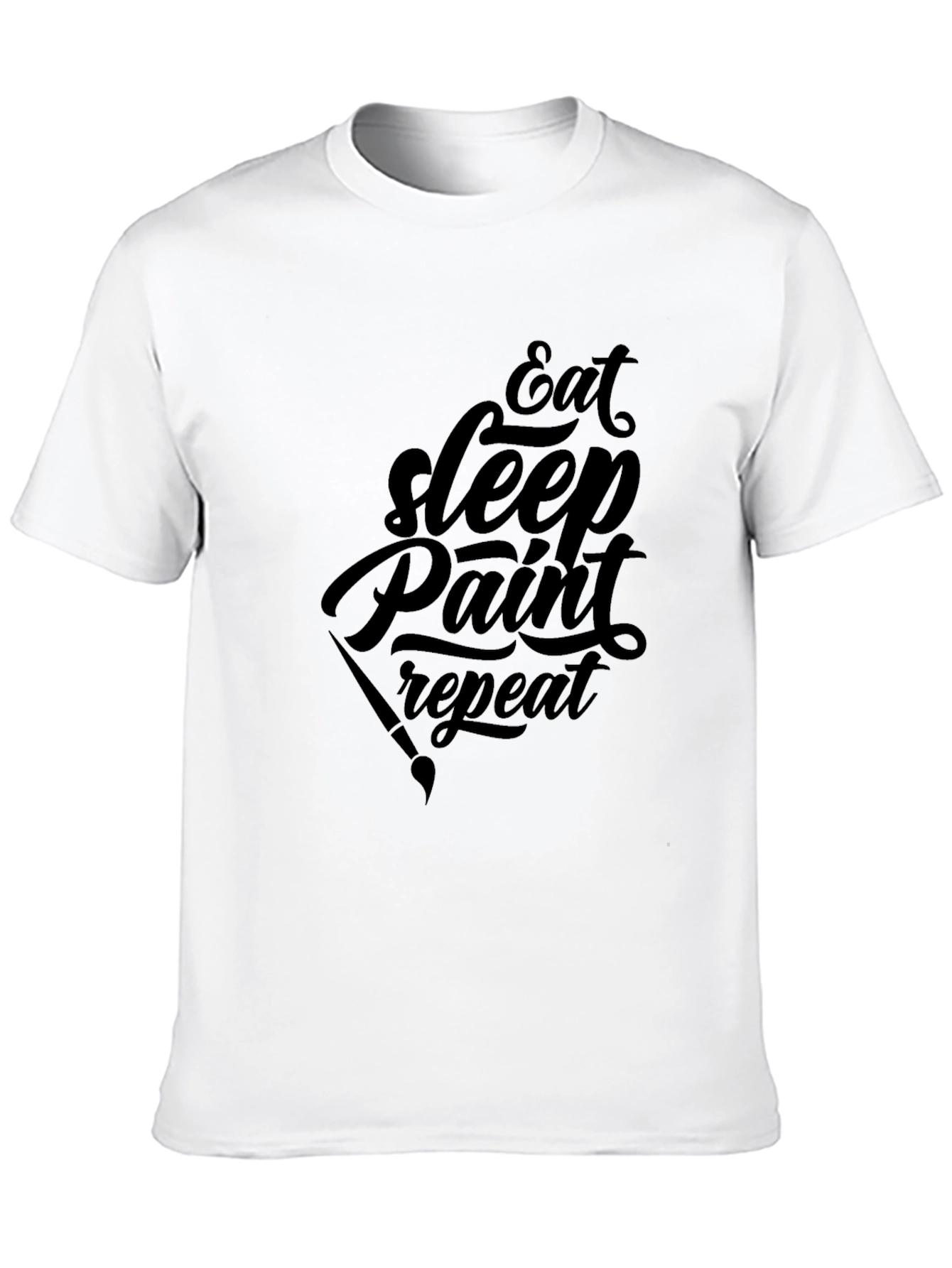 Eat Sleep Paint Repeat T-Shirt - Artist Graphic Tee