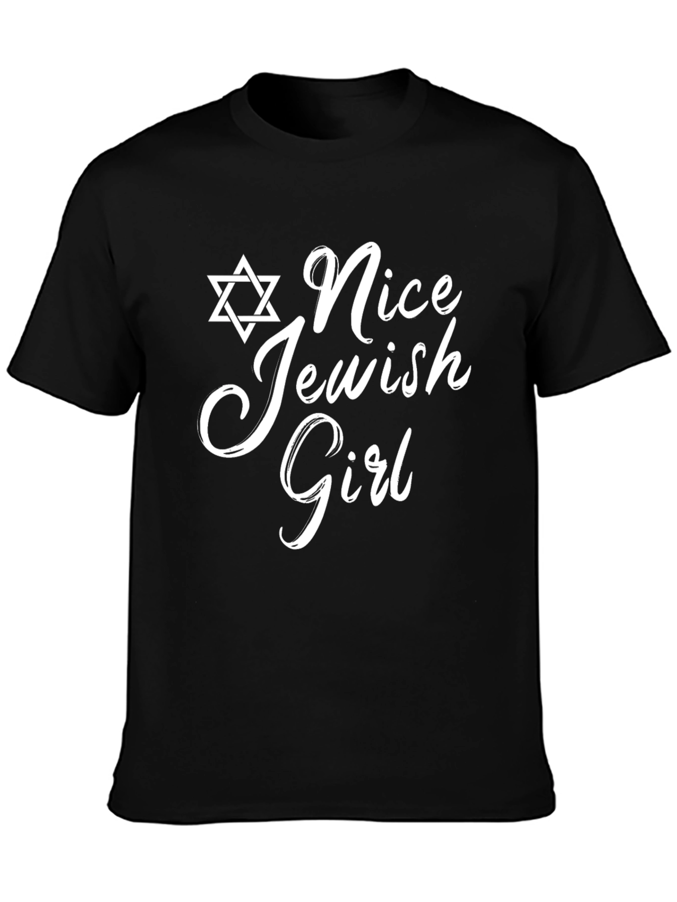 Nice Jewish Girl T-Shirt Black