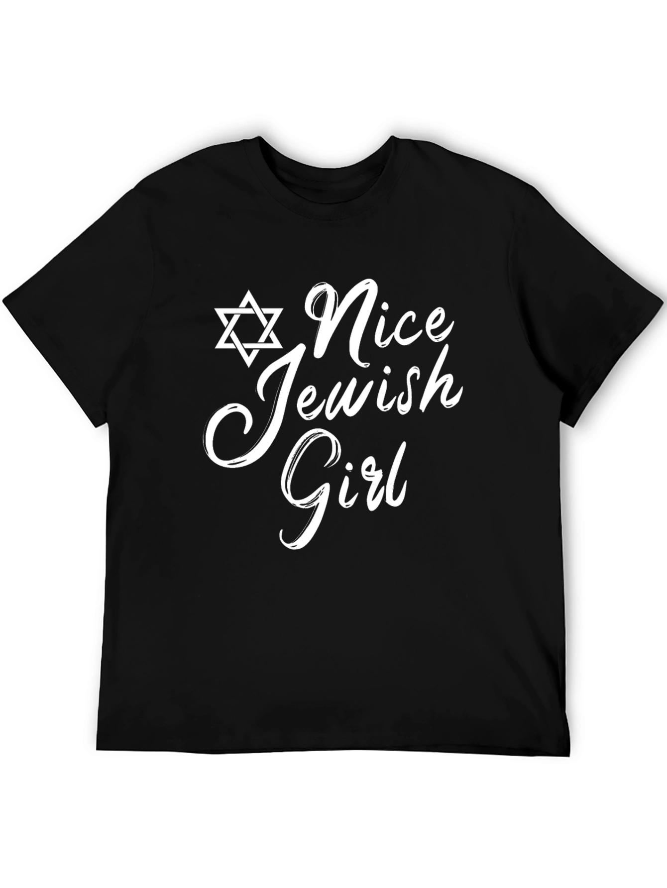 Nice Jewish Girl T-Shirt Black