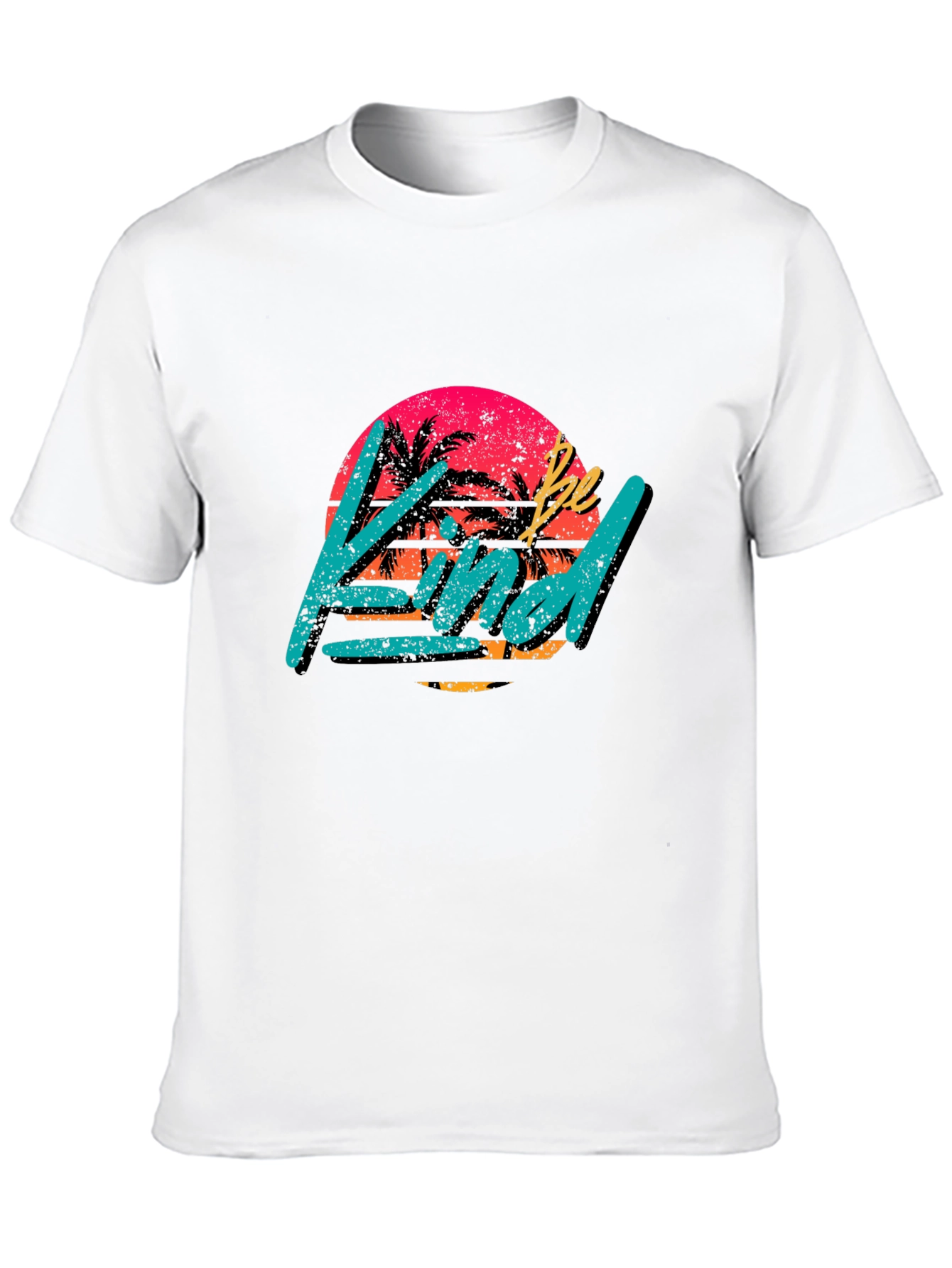 Be Kind Retro Graphic T-Shirt - Black