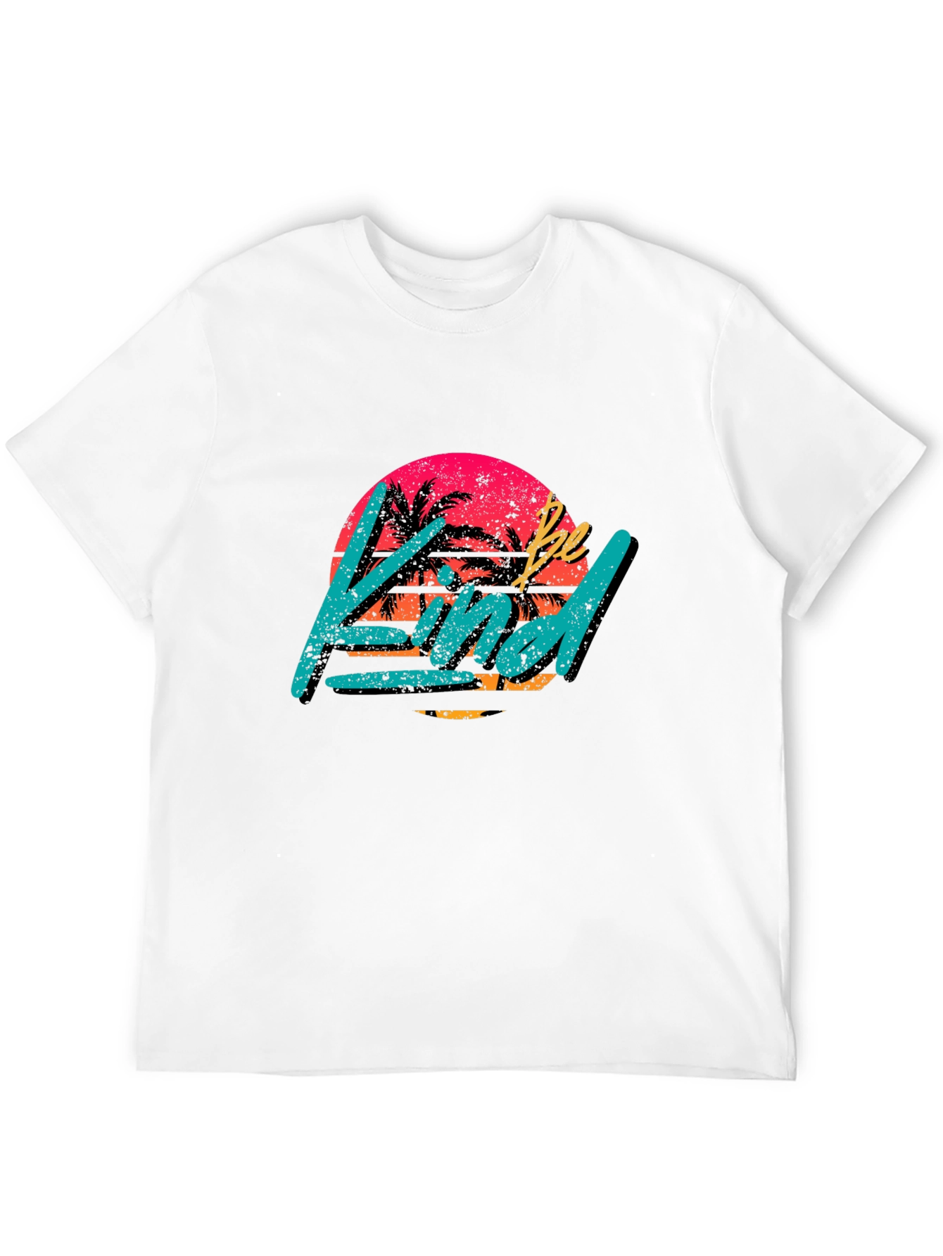 Be Kind Retro Graphic T-Shirt - Black