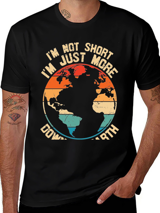 Down to Earth Graphic Tee - Trendy and Comfortable
