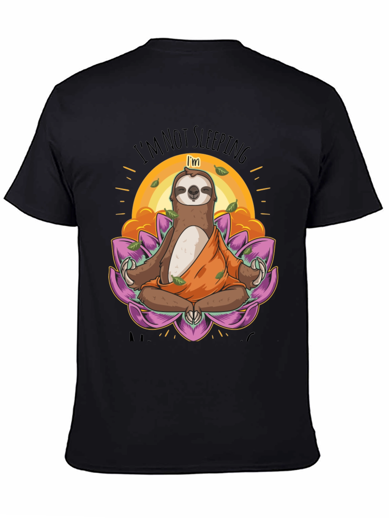 Meditating Sloth T-Shirt - Funny Yoga Tee