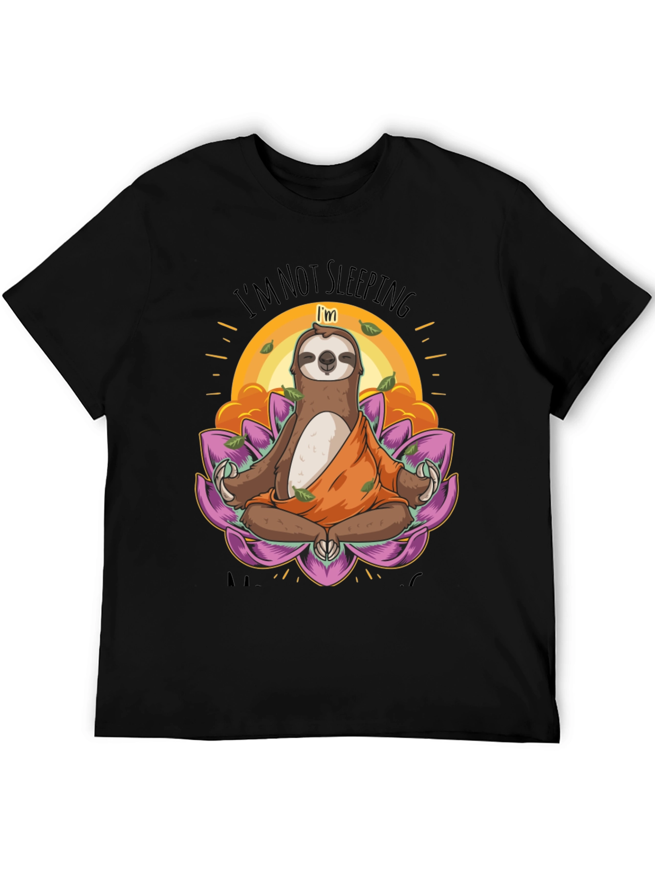 Meditating Sloth T-Shirt - Funny Yoga Tee