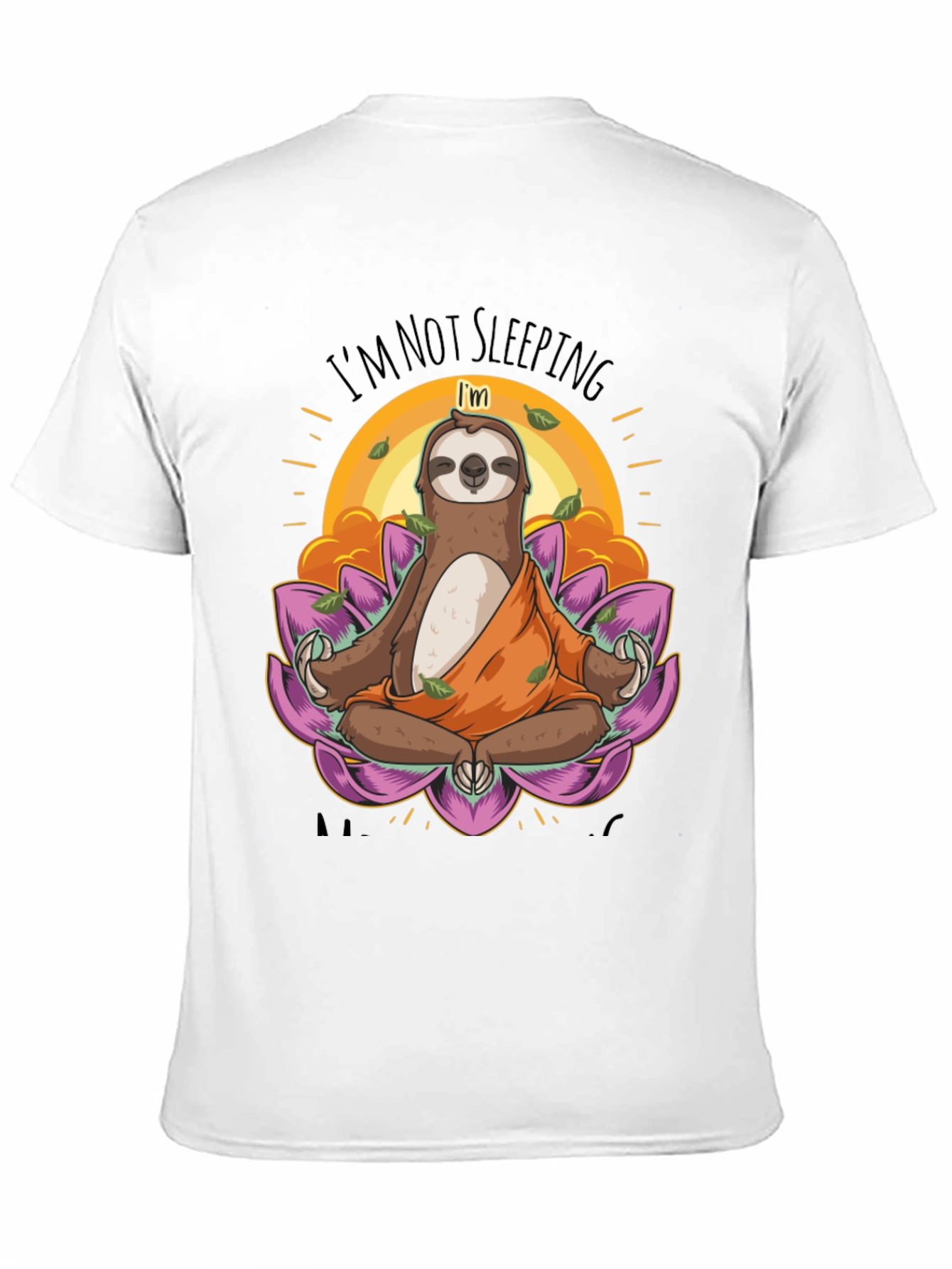 Meditating Sloth T-Shirt - Funny Yoga Tee