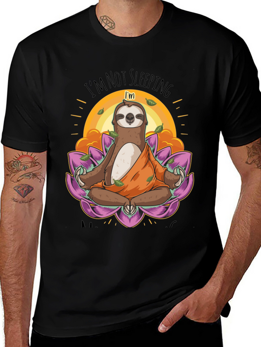 Meditating Sloth T-Shirt - Funny Yoga Tee