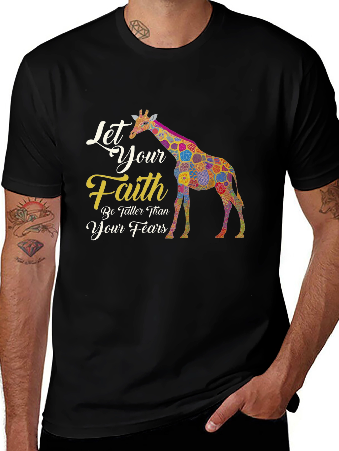 Faith Giraffe Graphic Tee