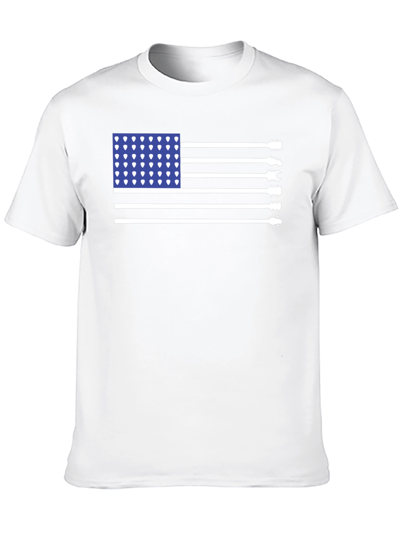Guitar Flag T-Shirt - Musical Patriotism