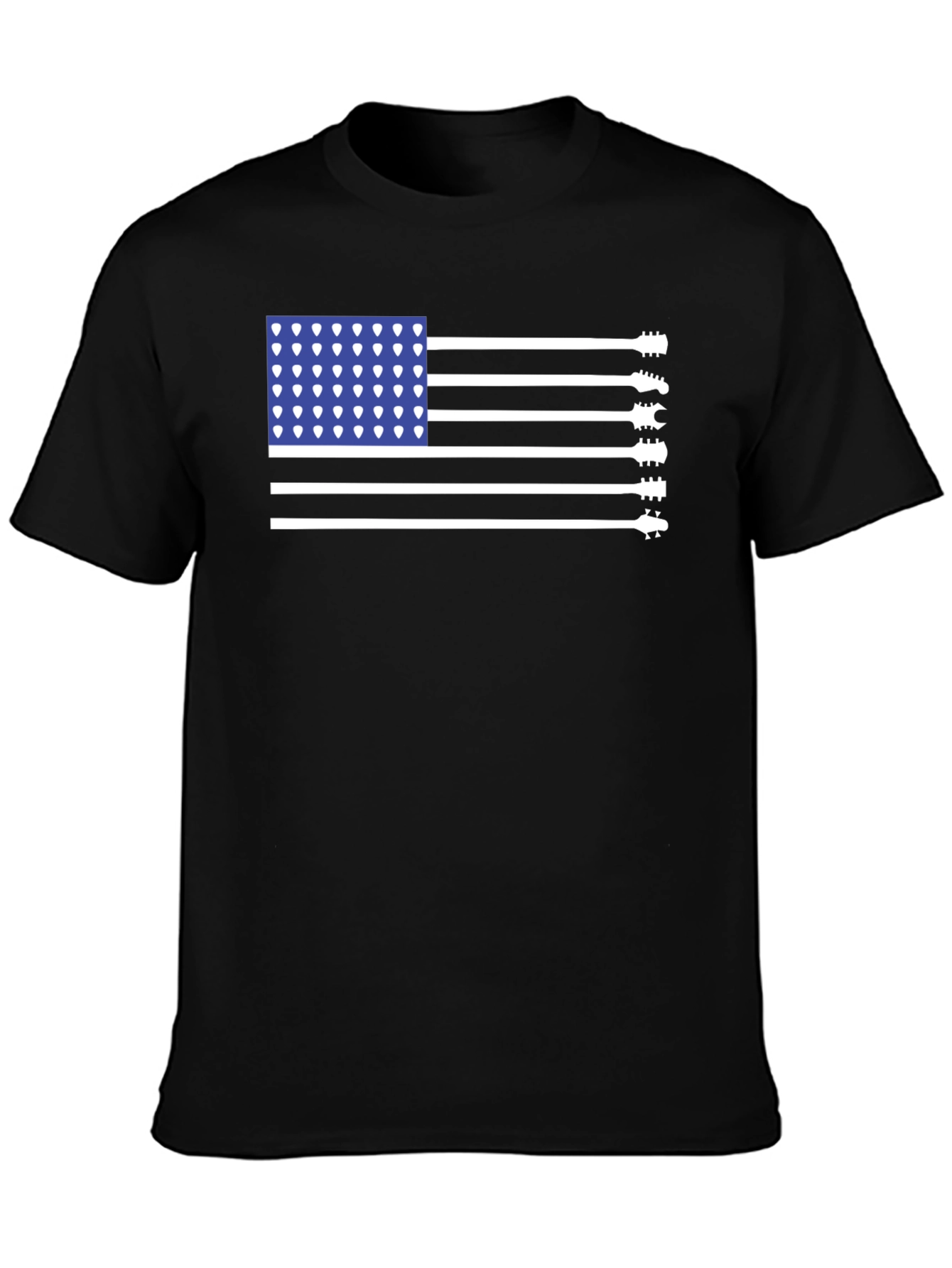 Guitar Flag T-Shirt - Musical Patriotism