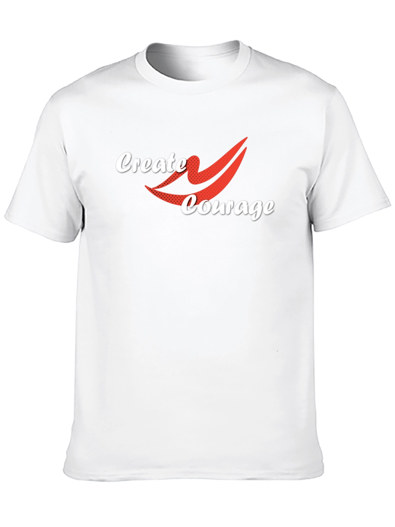 Create Courage T-Shirt - Black