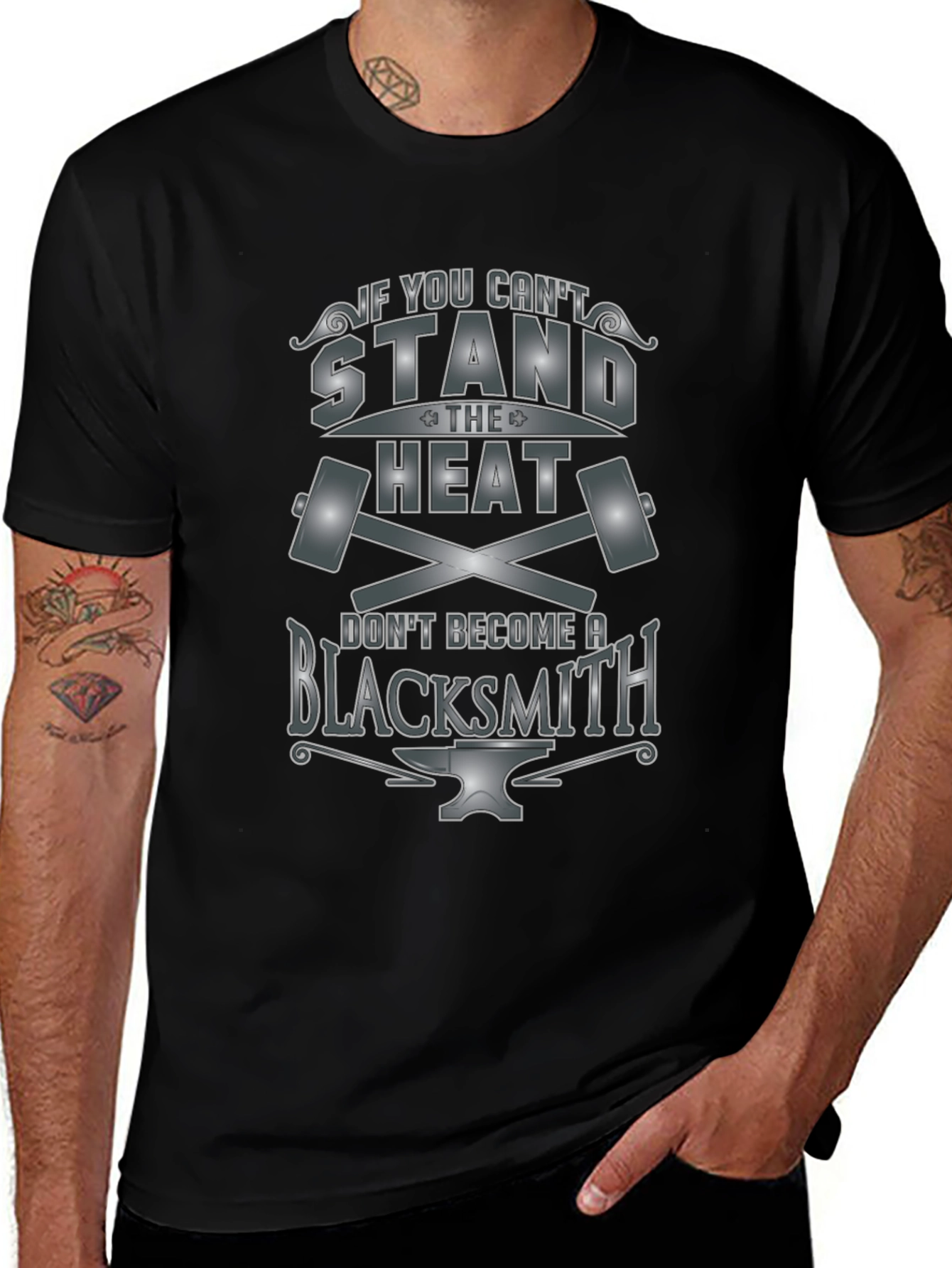 Blacksmith Humor T-Shirt: Stand the Heat