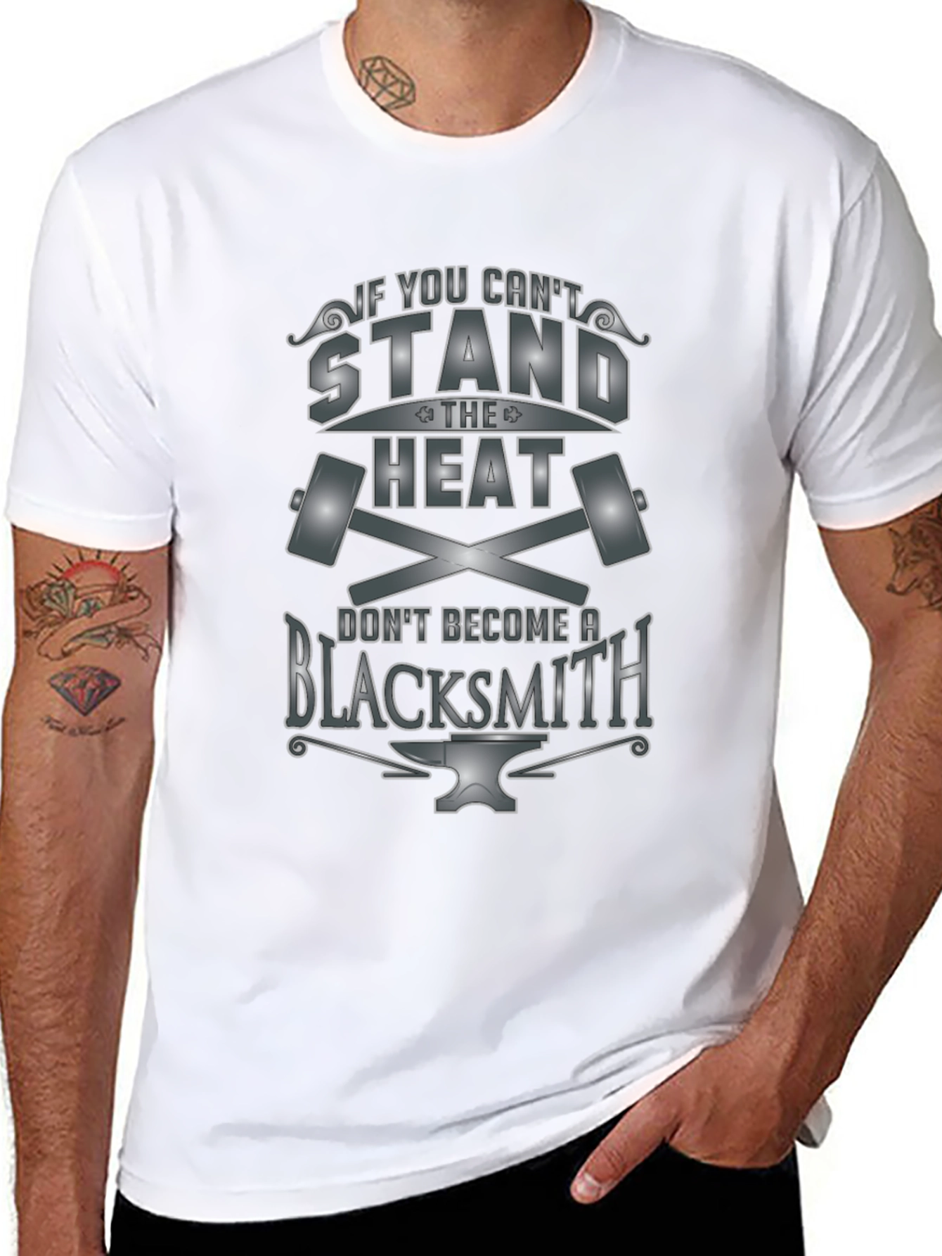 Blacksmith Humor T-Shirt: Stand the Heat