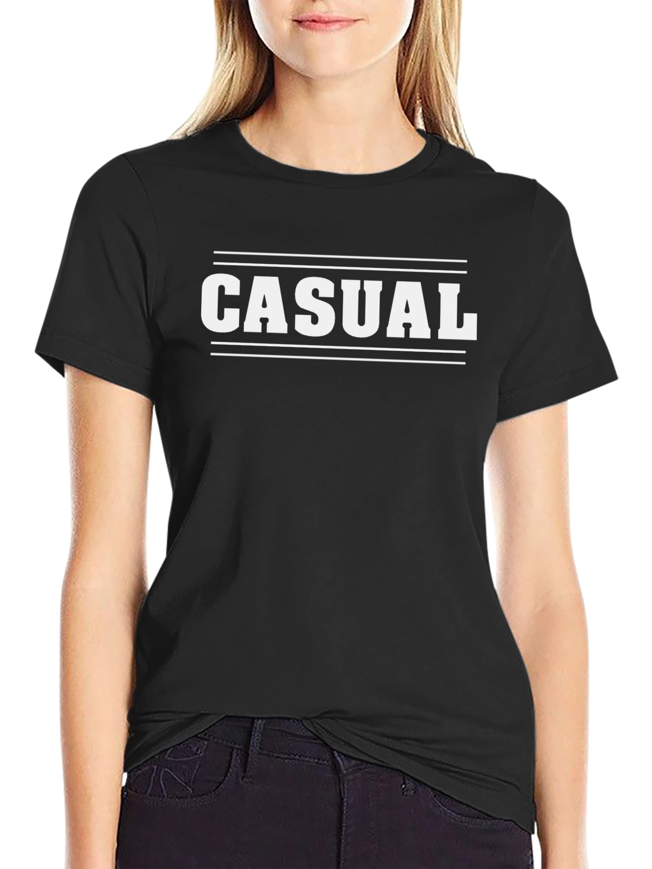 Casual Graphic Print Tee