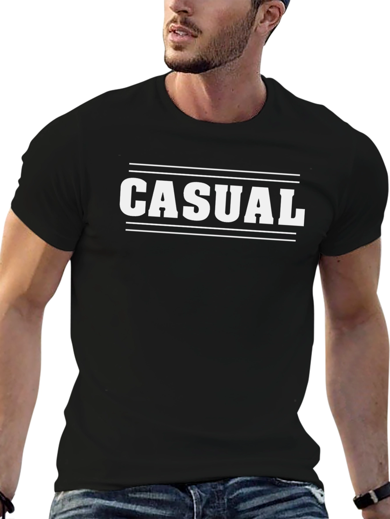 Casual Graphic Print Tee