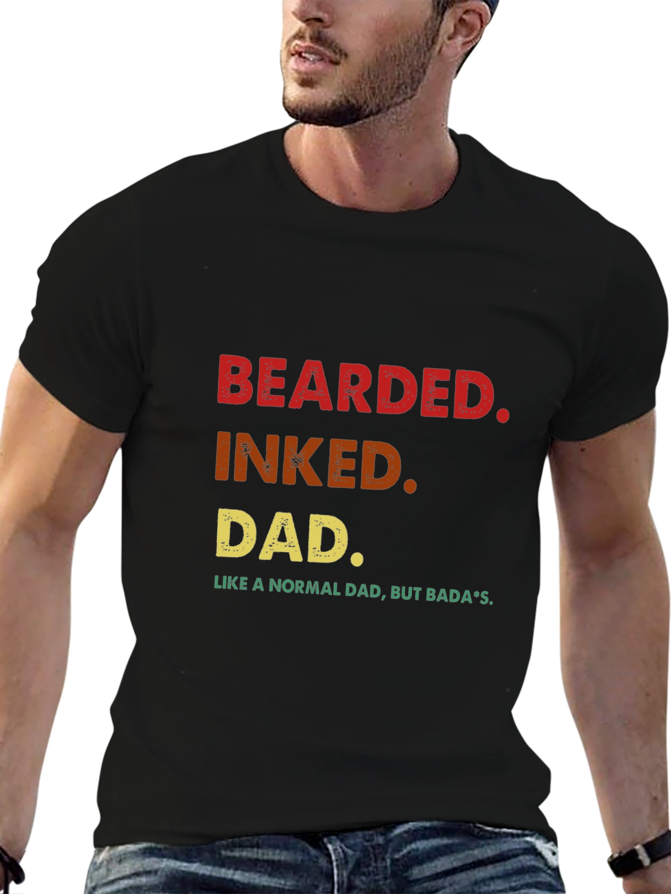 Bearded Inked Dad T-Shirt