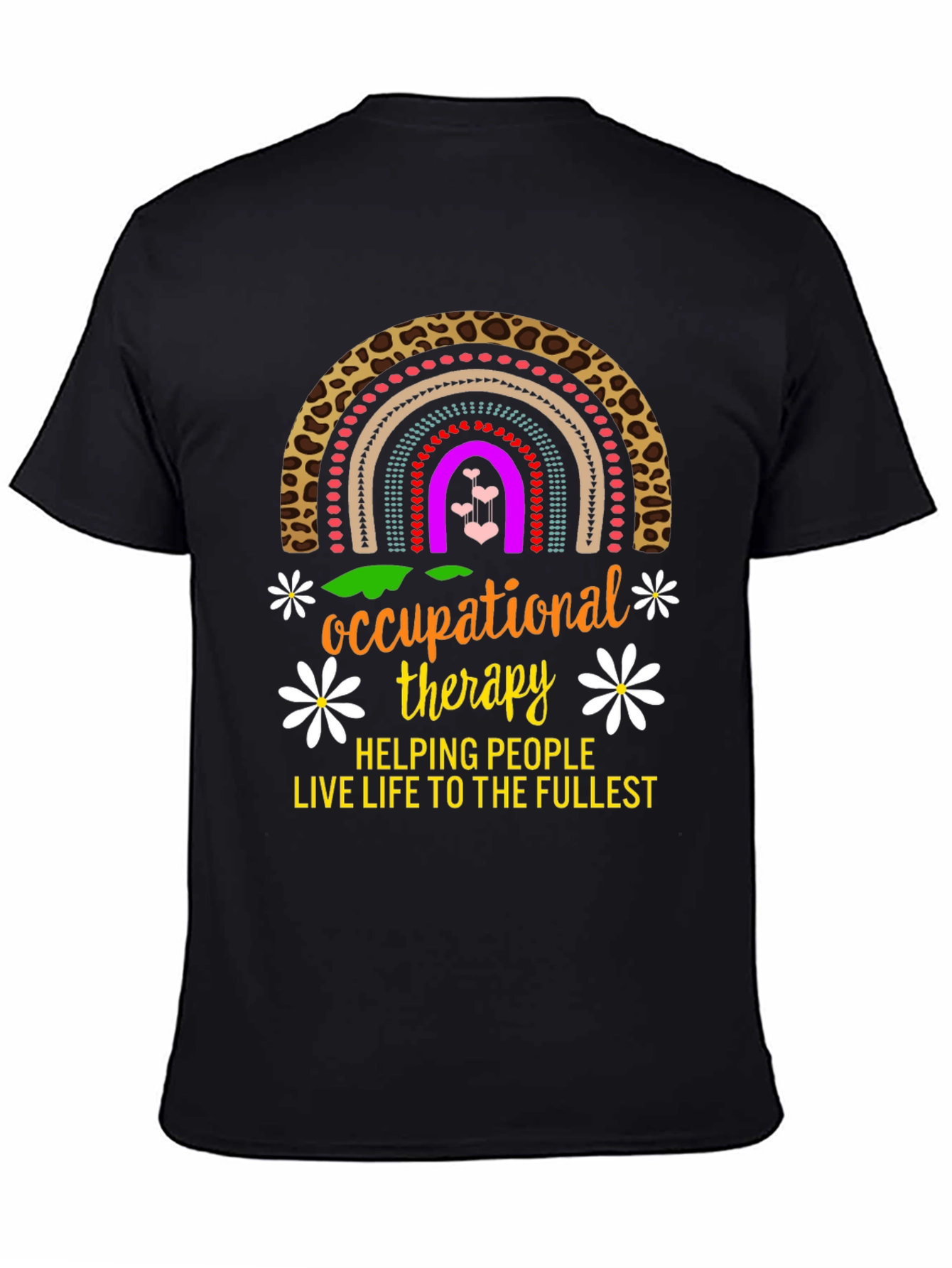 Occupational Therapy Rainbow Graphic T-Shirt
