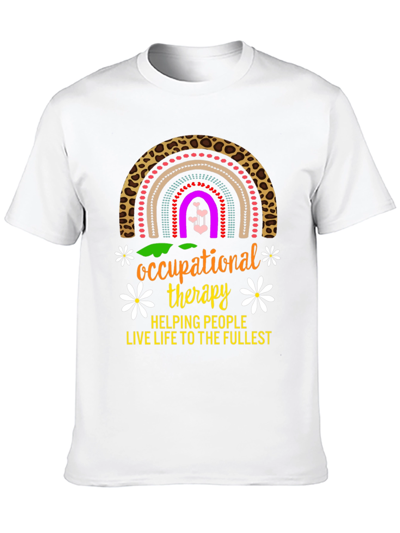 Occupational Therapy Rainbow Graphic T-Shirt