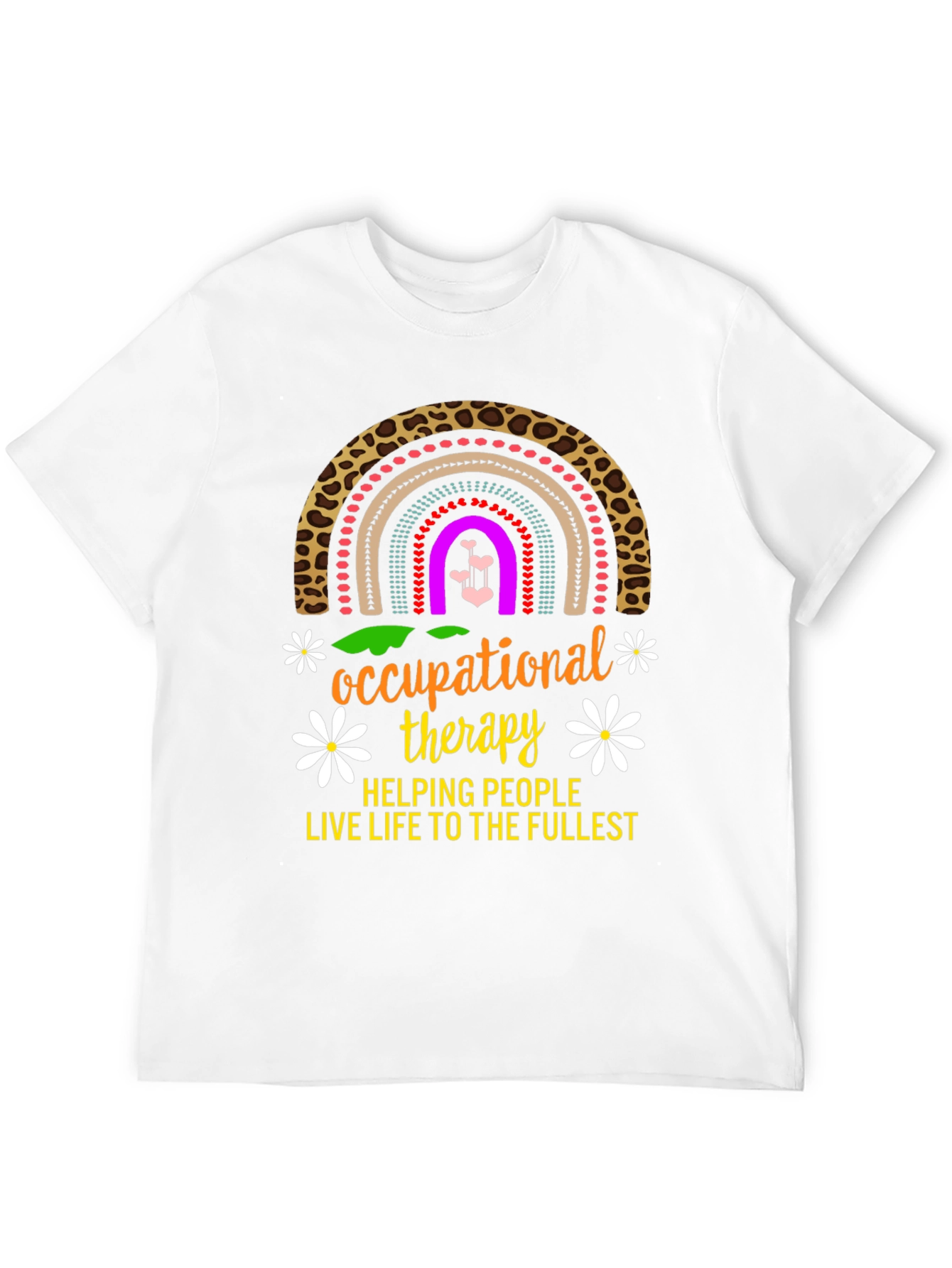 Occupational Therapy Rainbow Graphic T-Shirt
