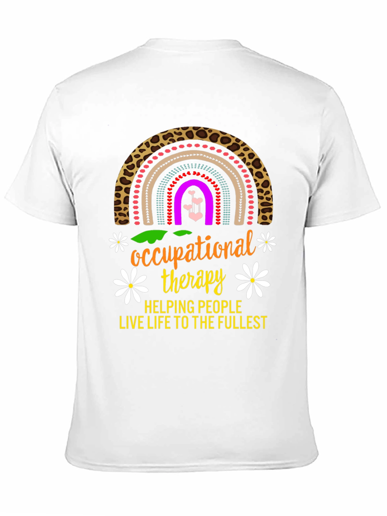 Occupational Therapy Rainbow Graphic T-Shirt