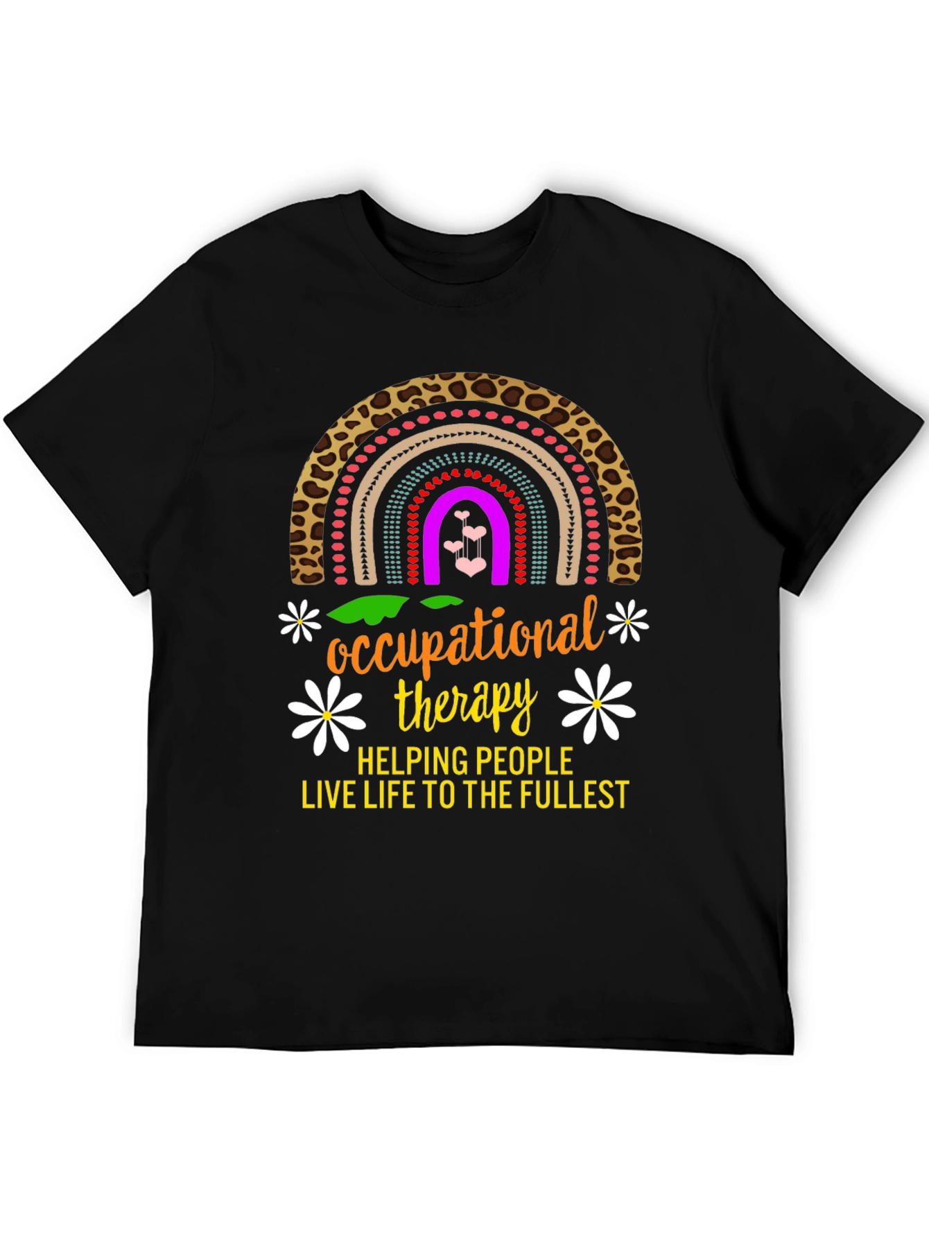 Occupational Therapy Rainbow Graphic T-Shirt
