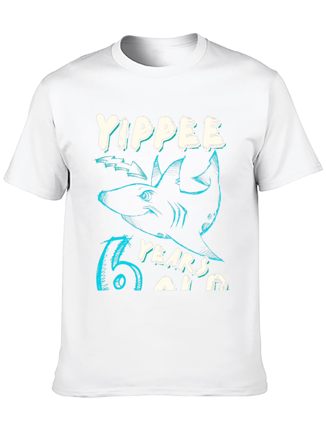 Yippee 15 Years Old Shark Graphic T-Shirt