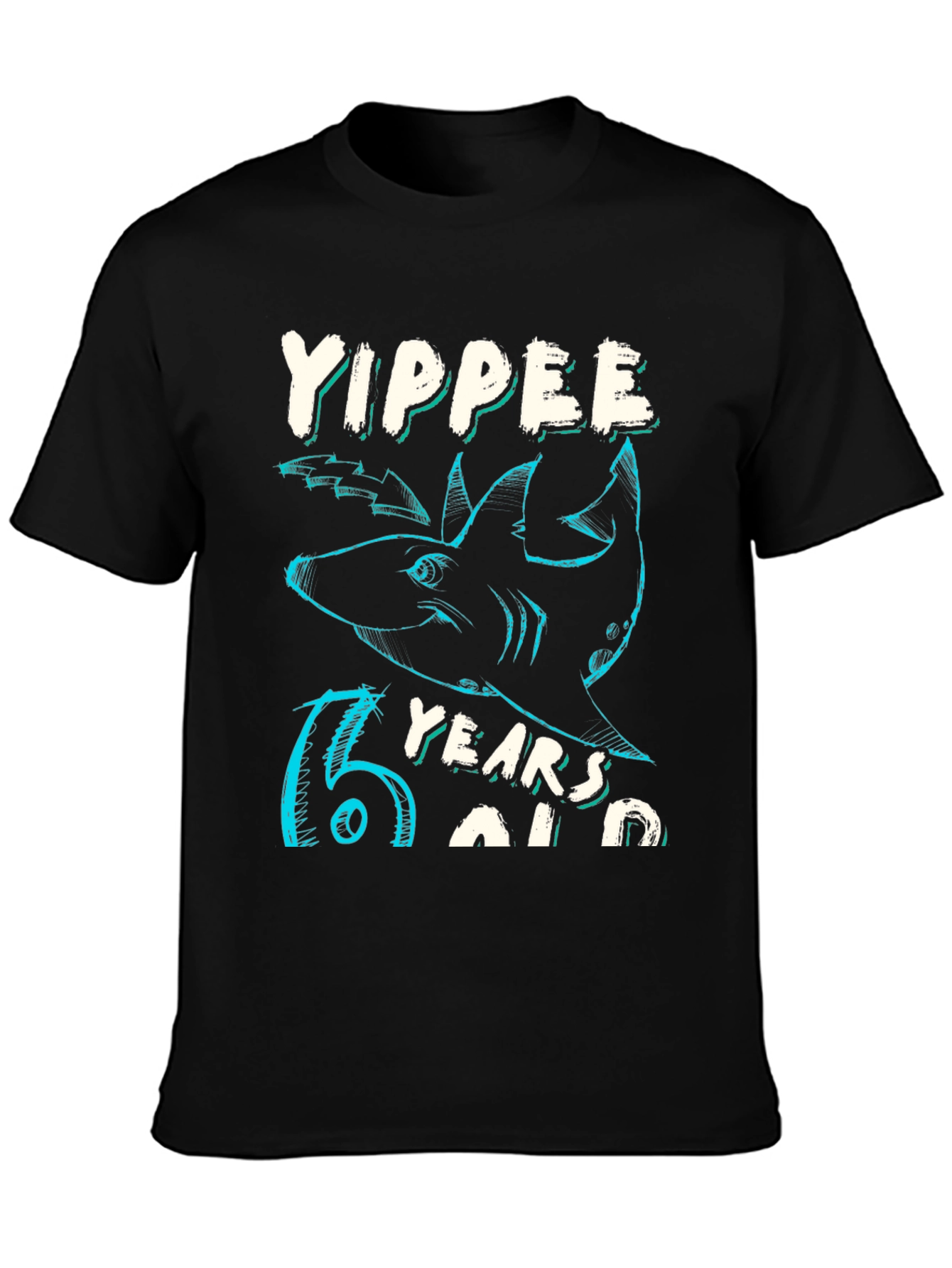Yippee 15 Years Old Shark Graphic T-Shirt