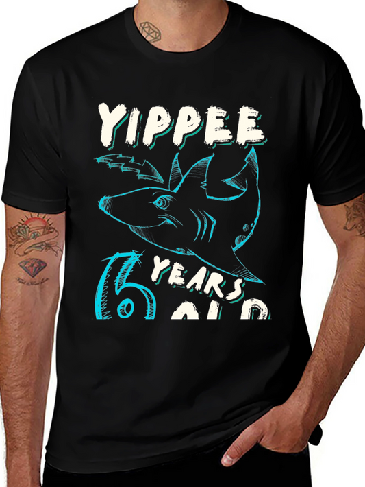 Yippee 15 Years Old Shark Graphic T-Shirt