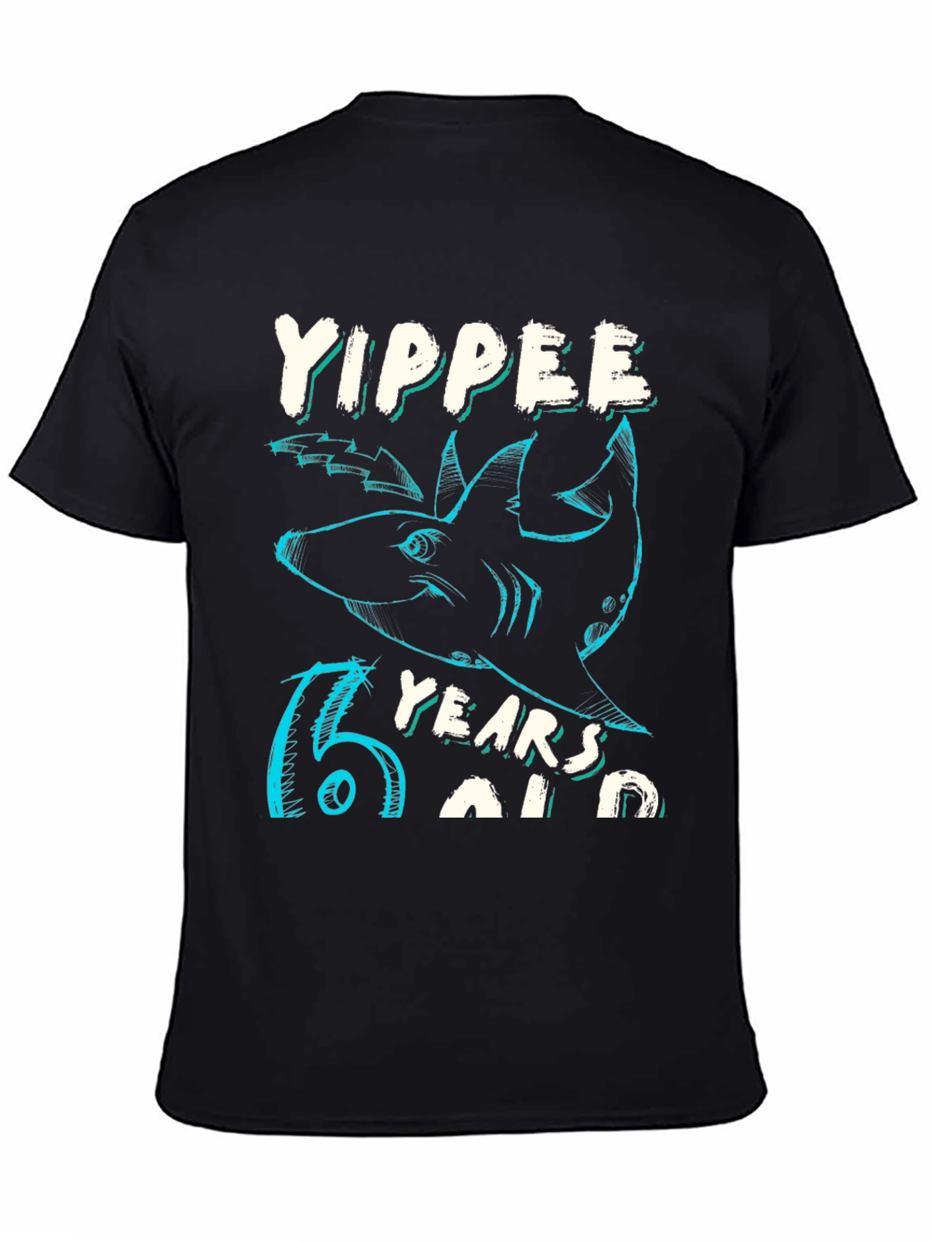 Yippee 15 Years Old Shark Graphic T-Shirt