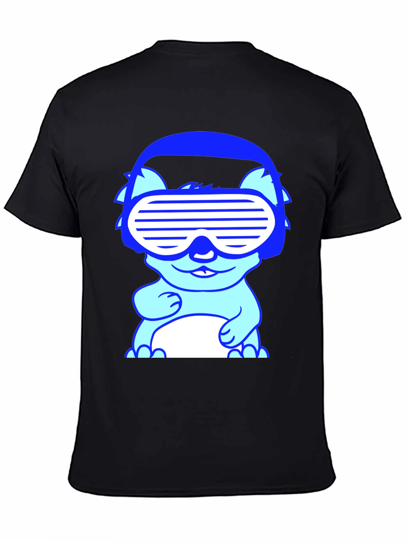 Cool Cat Graphic Tee - Novelty T-Shirt