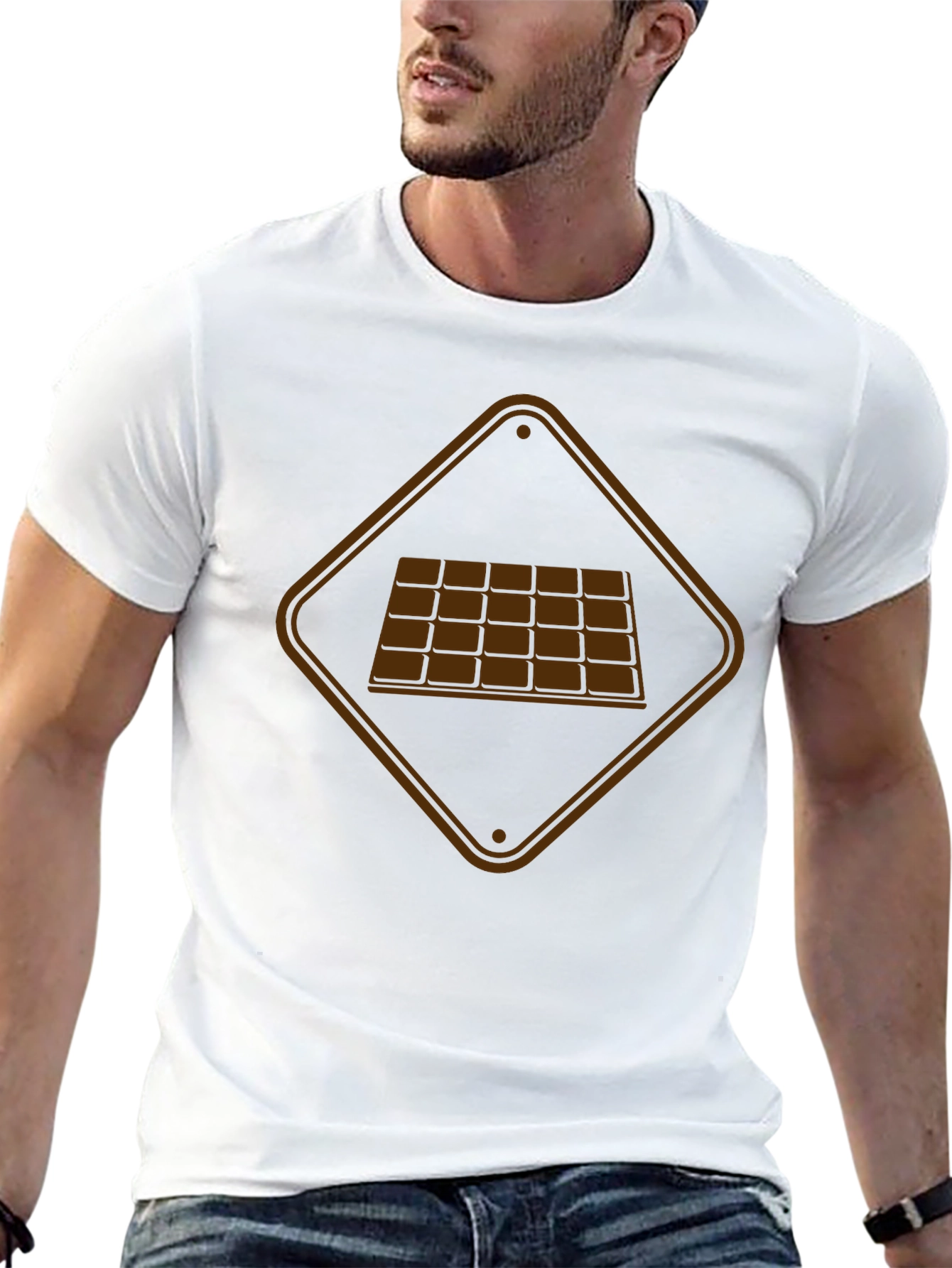 Chocolate Bar Graphic Tee - Sweet Treat T-Shirt