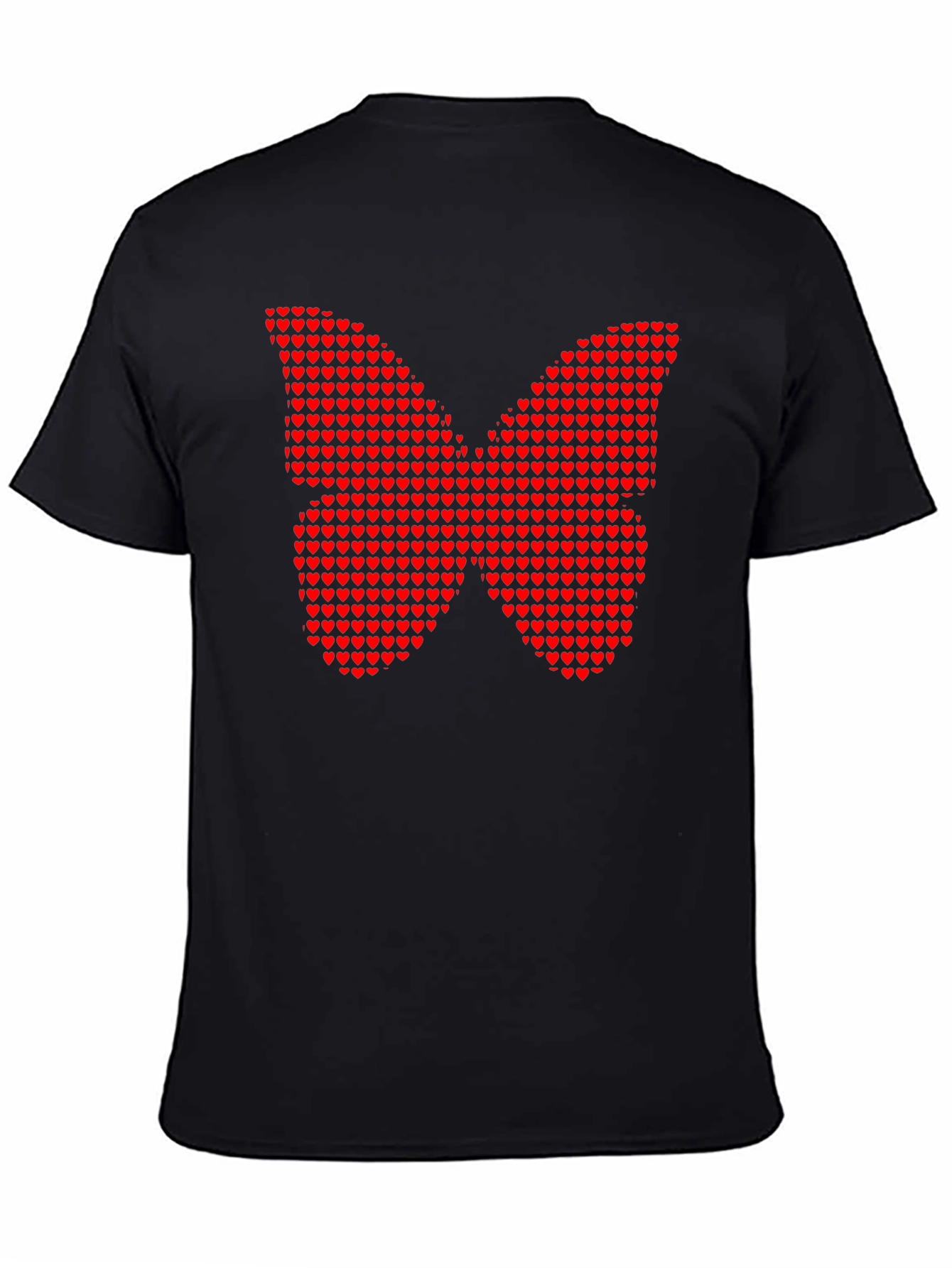 Heart Butterfly Graphic Tee - Trendy Style