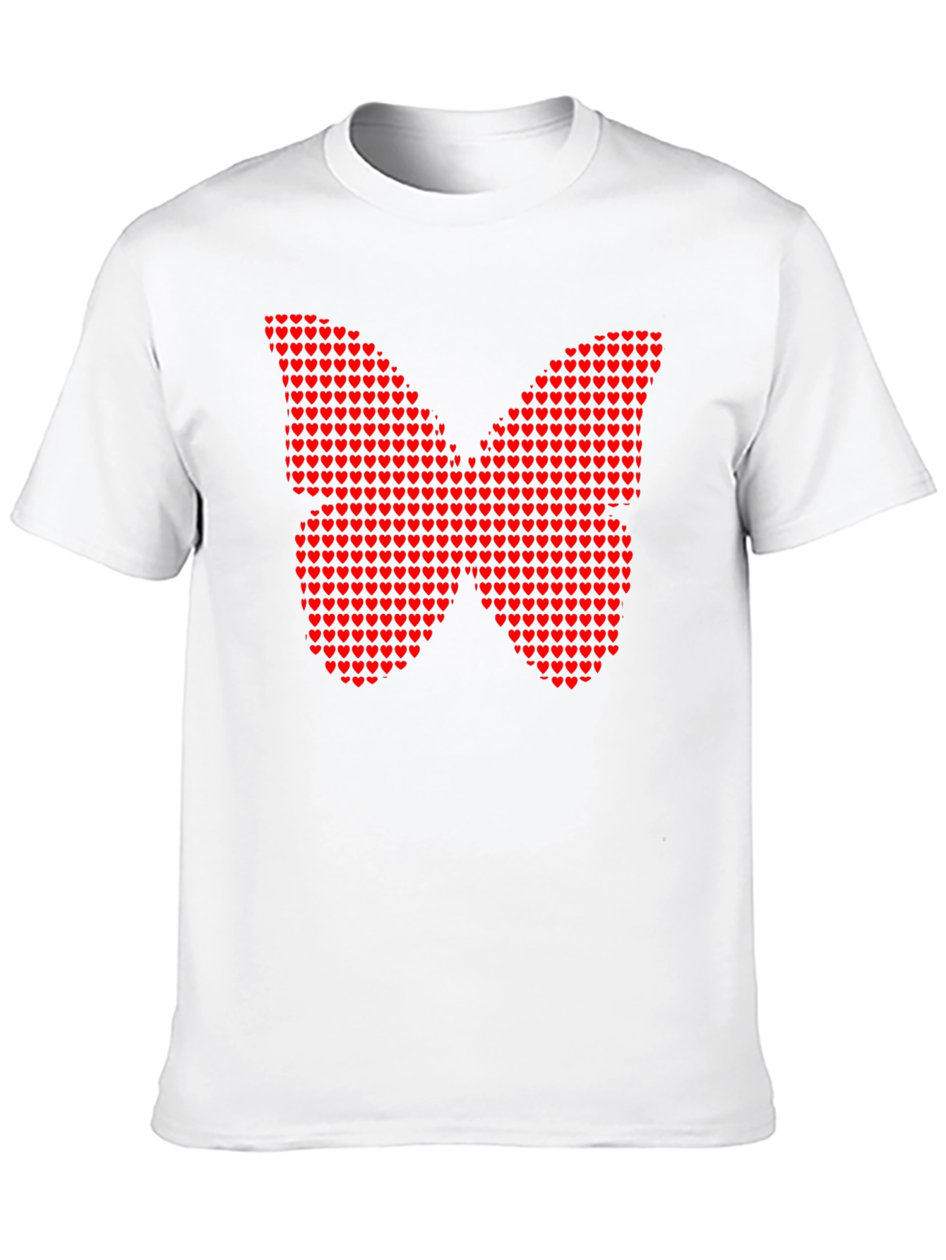 Heart Butterfly Graphic Tee - Trendy Style