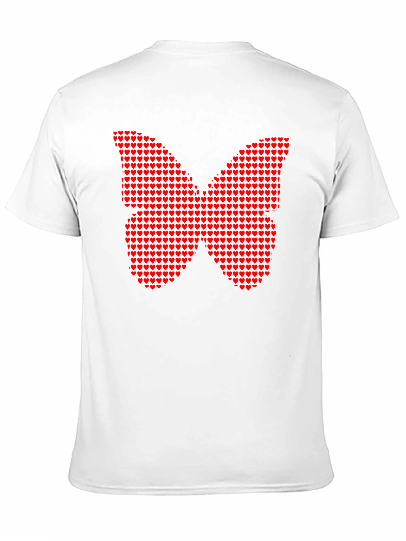 Heart Butterfly Graphic Tee - Trendy Style