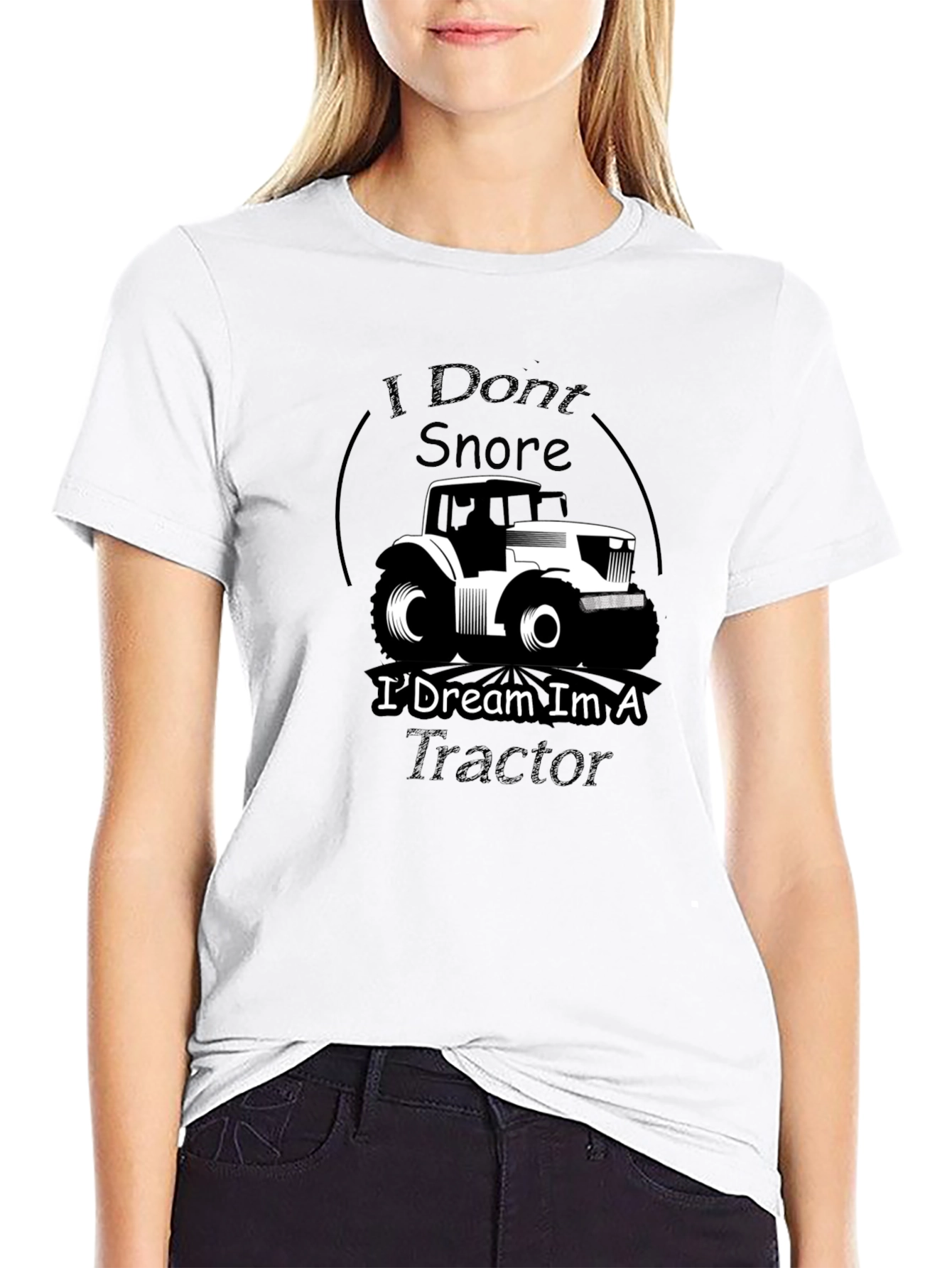 I Dream Im A Tractor Graphic Tee