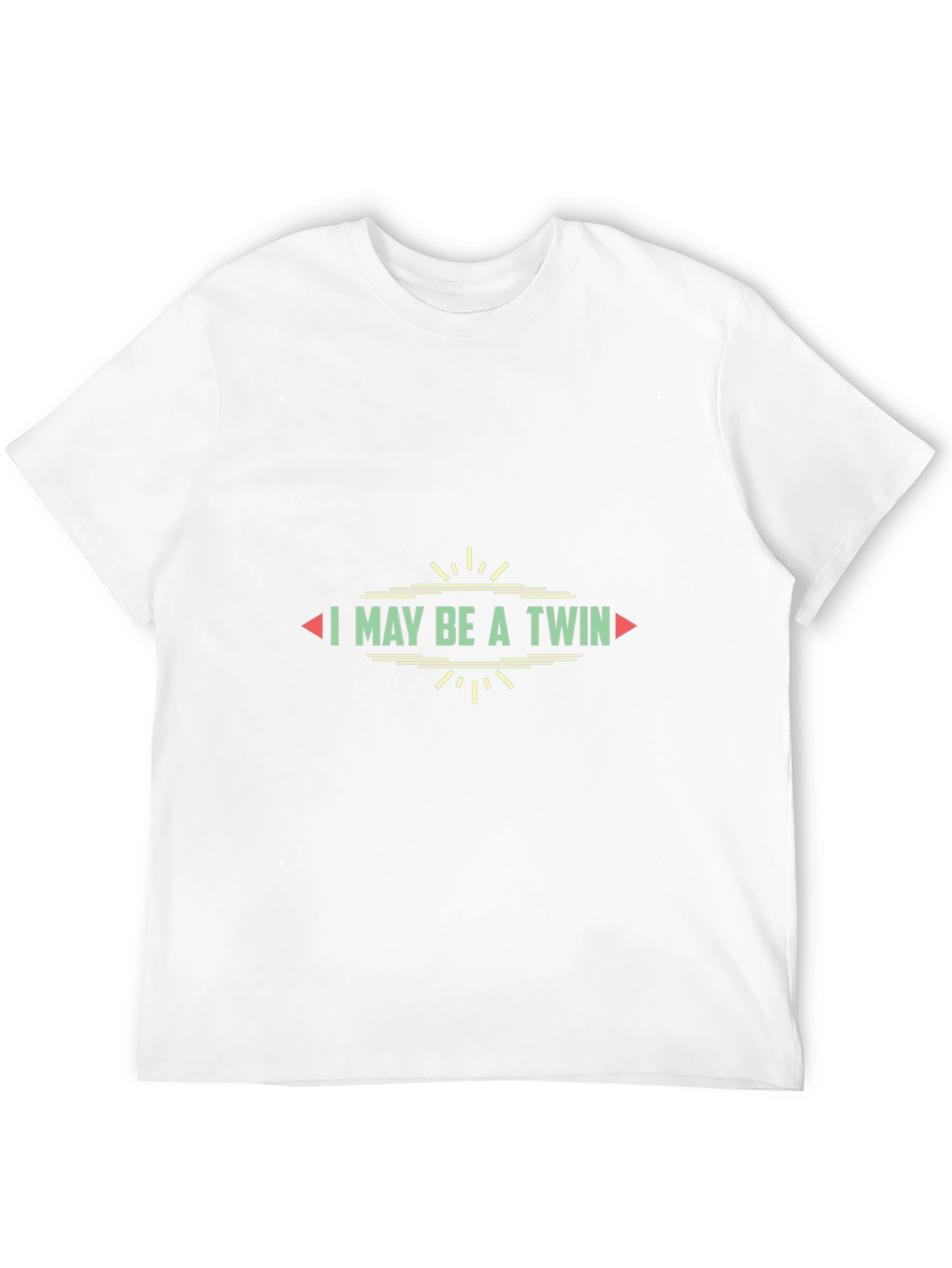 I May Be A Twin T-Shirt - Black