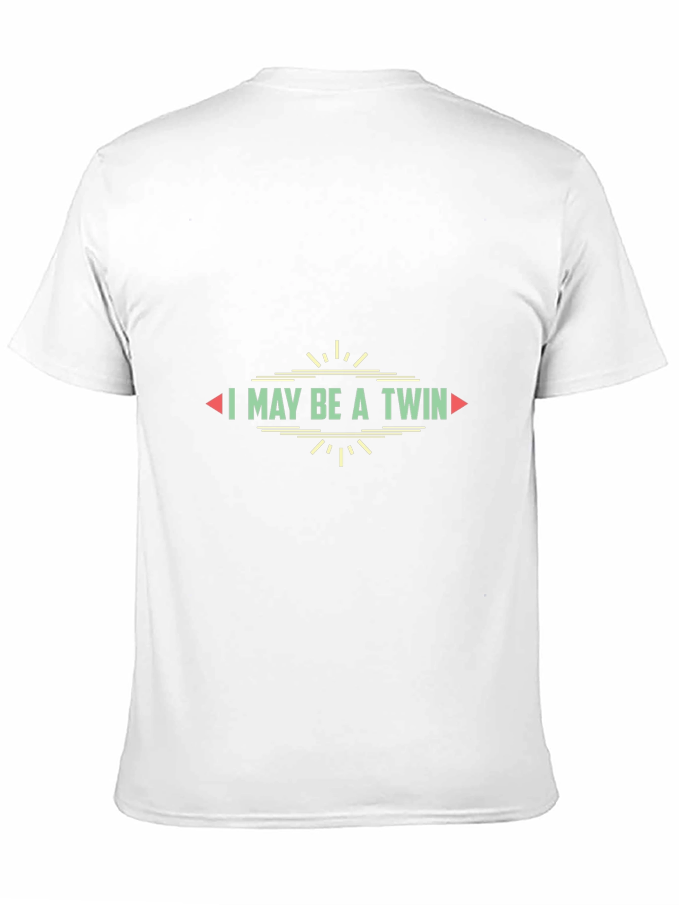 I May Be A Twin T-Shirt - Black