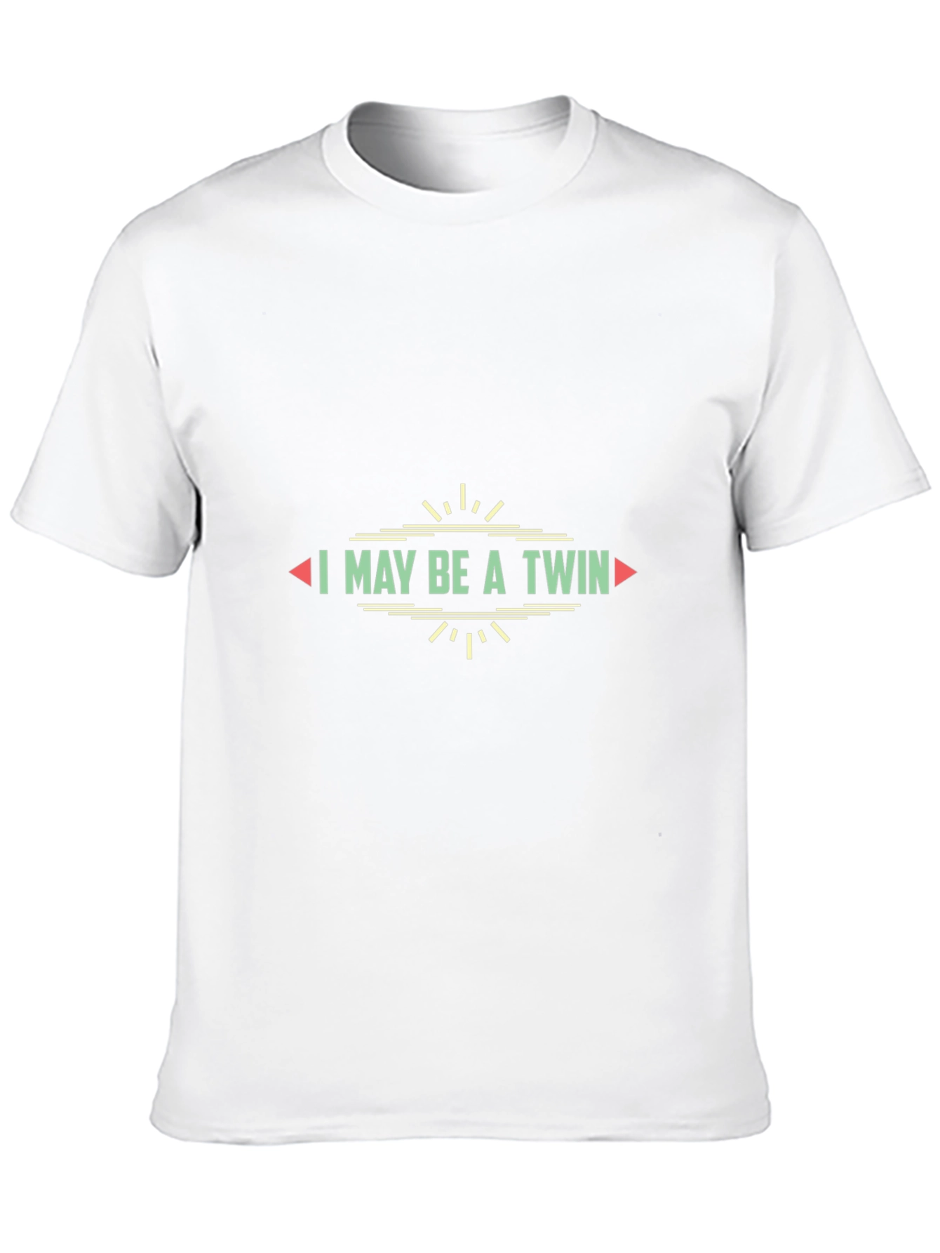 I May Be A Twin T-Shirt - Black