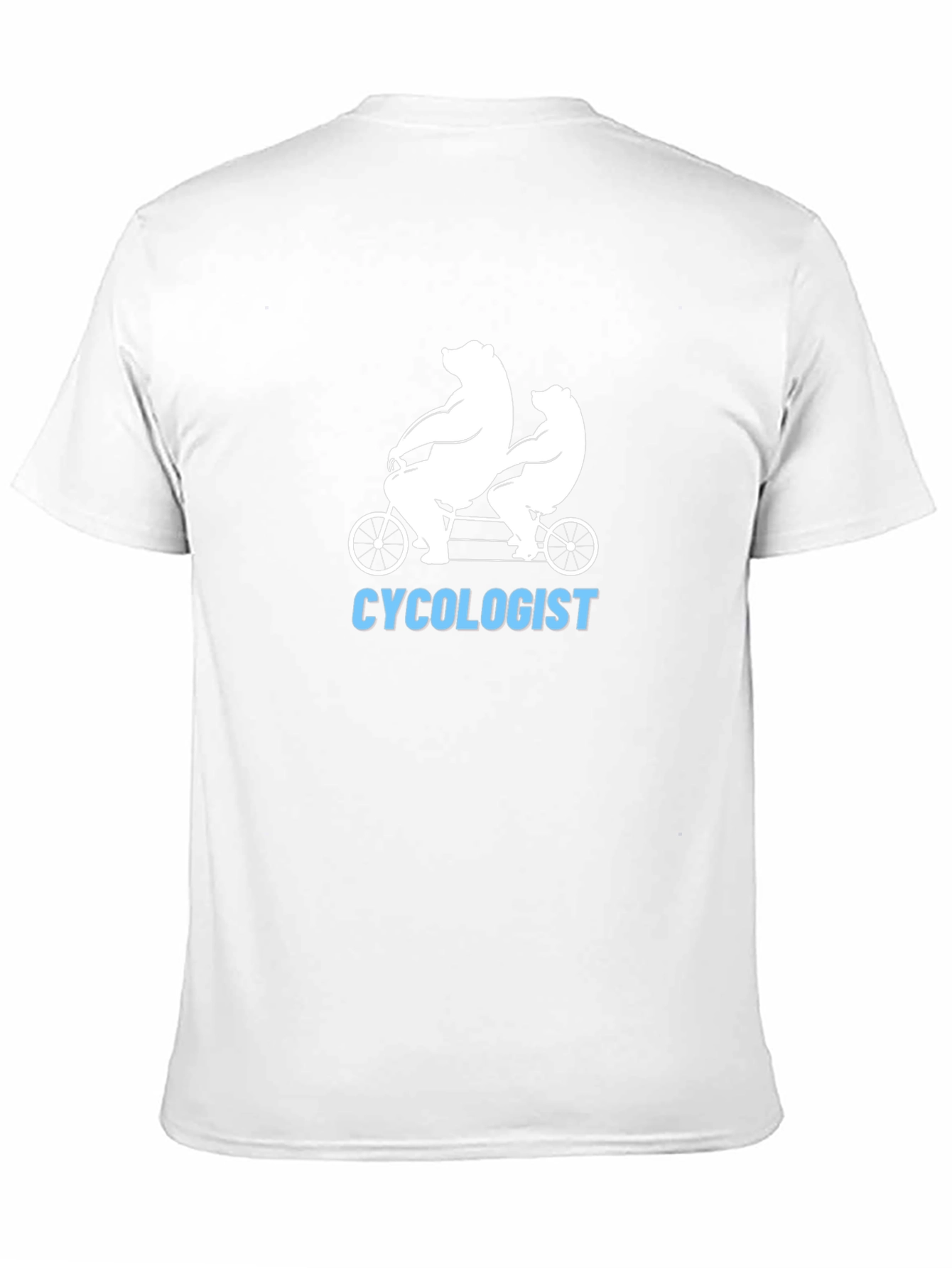 Cycolologist T-Shirt - Bear Tandem Bike Tee